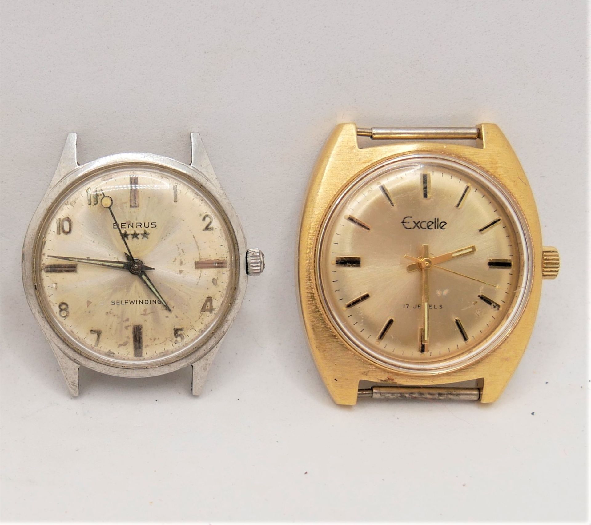 3 ausgefallene Herrenarmbanduhren, bestehend aus 1 Poljot 17 Jewels, 1x Benrus Selfwinding und 1x - Bild 2 aus 2