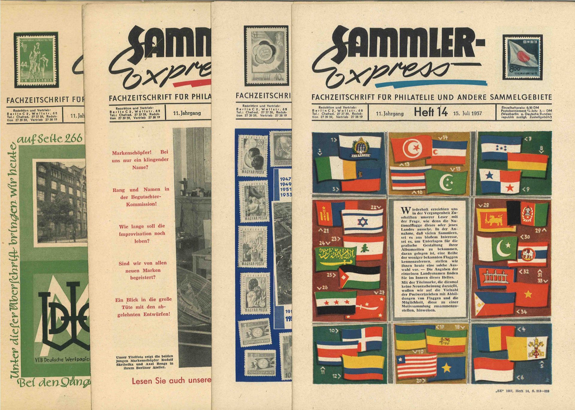 Sammler Express. Jahrgang 1957 komplett. Sehr guter Zustand. 24 Ausgabe der ehemaligen DDR - Image 4 of 5