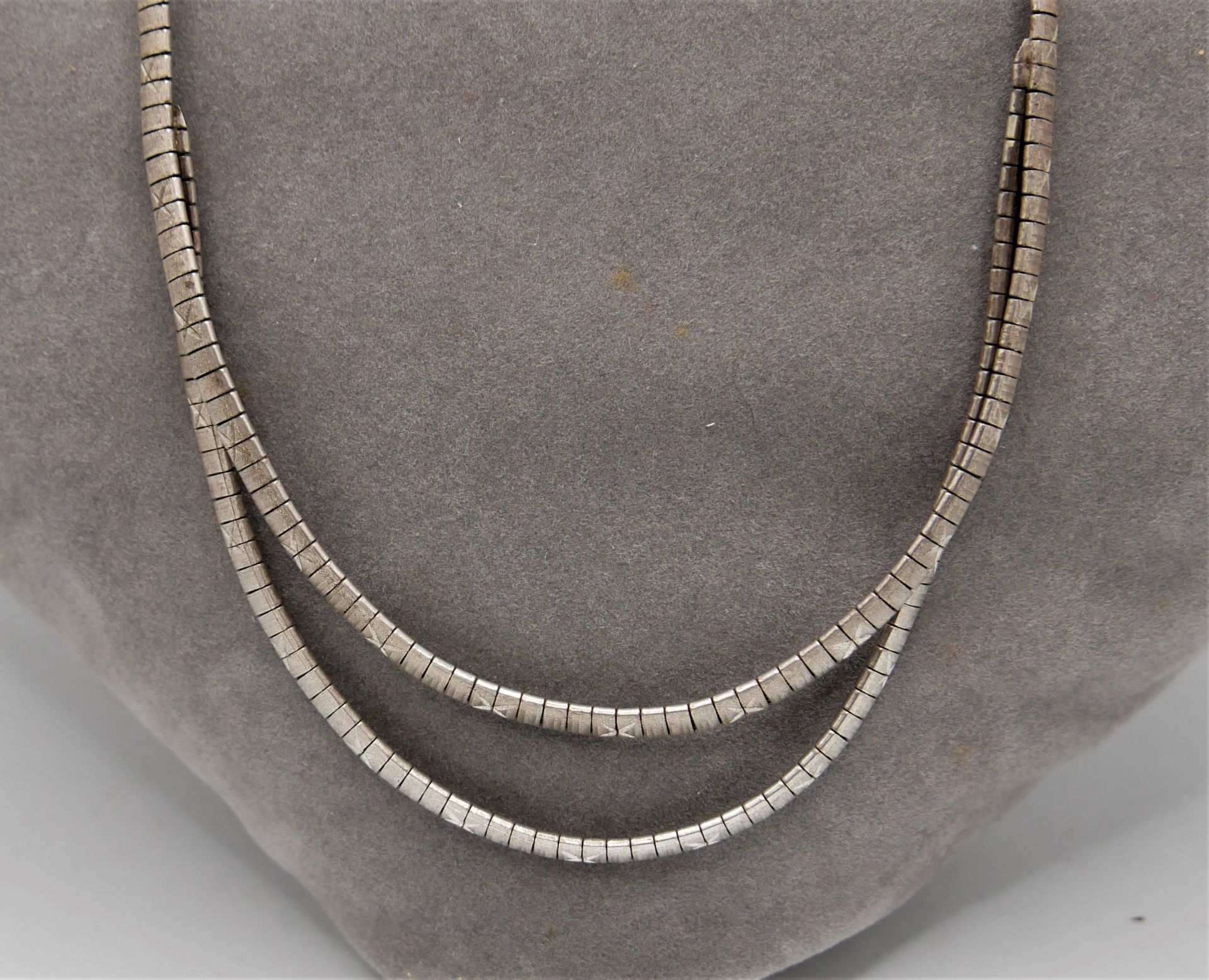 Collier, 925er Silber. Länge ca. 45 cm - Bild 2 aus 2