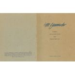 Willi Baumeister (1889 - 1955), Kunstmappen Verlag Gerd Hatje (ohne die farbigen Autotypien),
