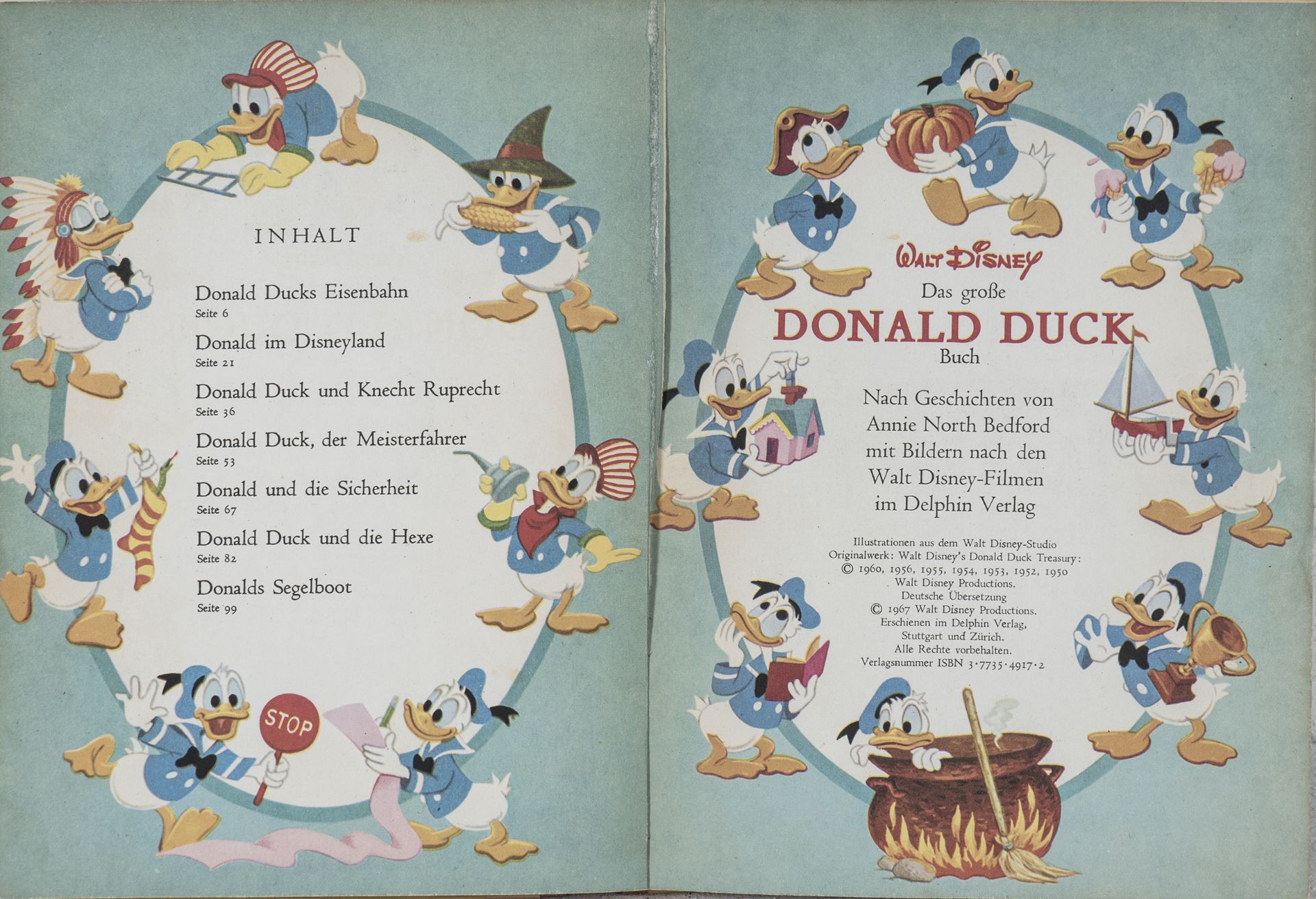 Das Große Donald Duck - Buch, etwas beschädigt. - Bild 2 aus 2