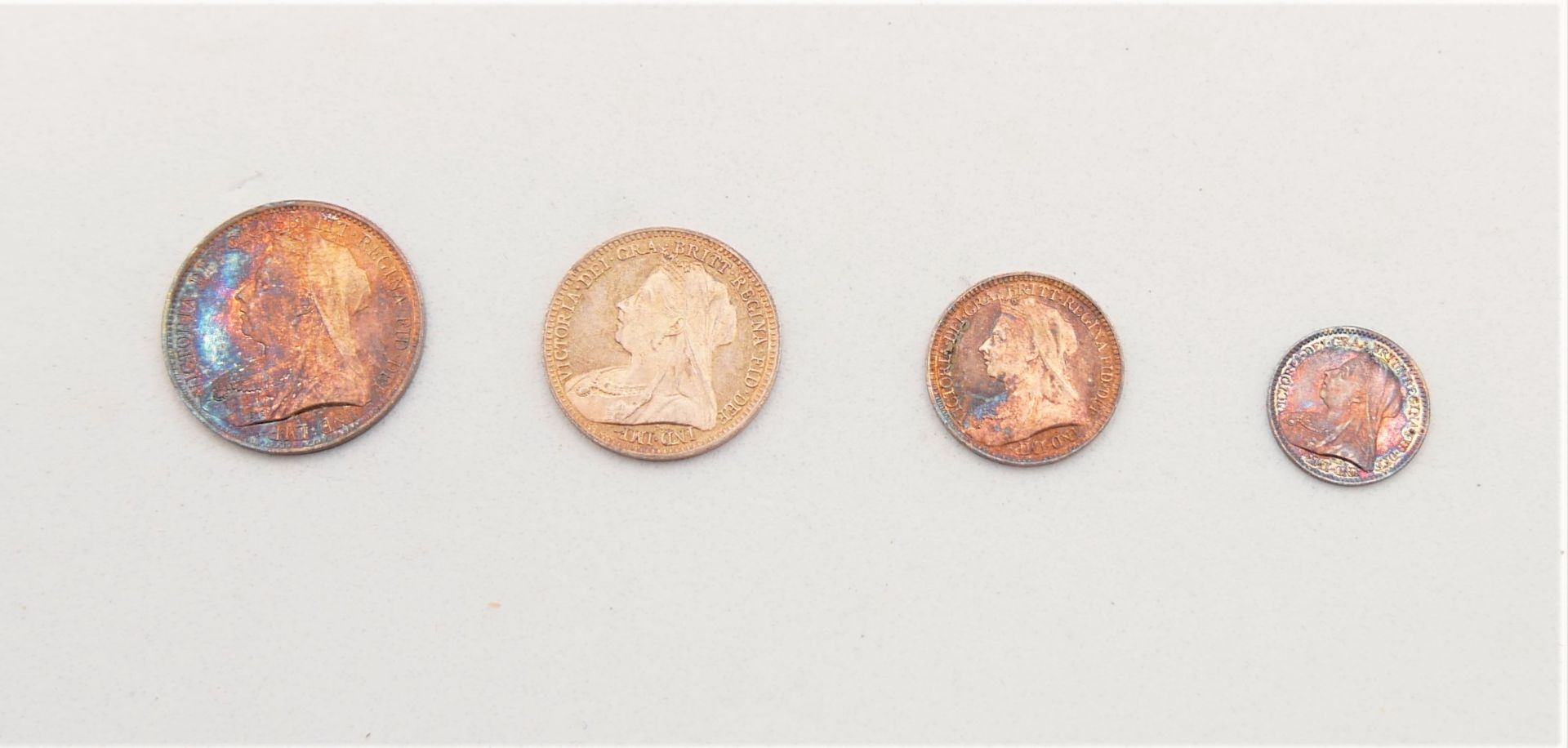 Maundy Money Coin Set 1895 in Original Kästchen - Bild 4 aus 4