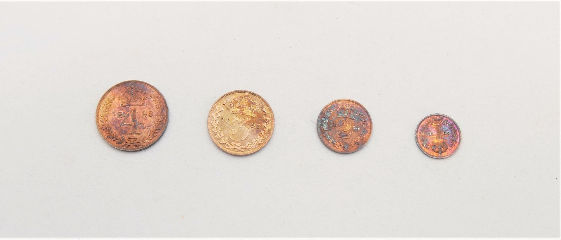 Maundy Money Coin Set 1895 in Original Kästchen - Bild 2 aus 4