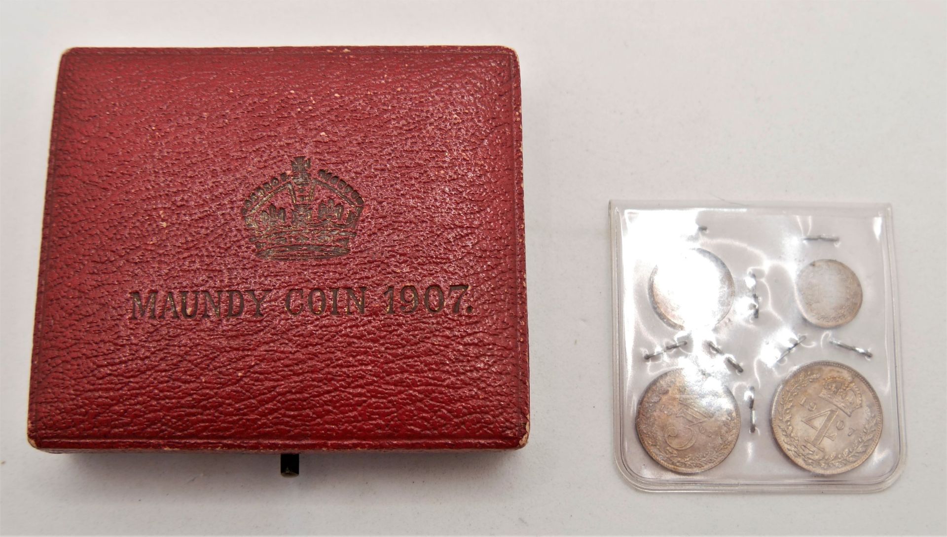 Maundy Money Coin Set 1907 in Original Kästchen