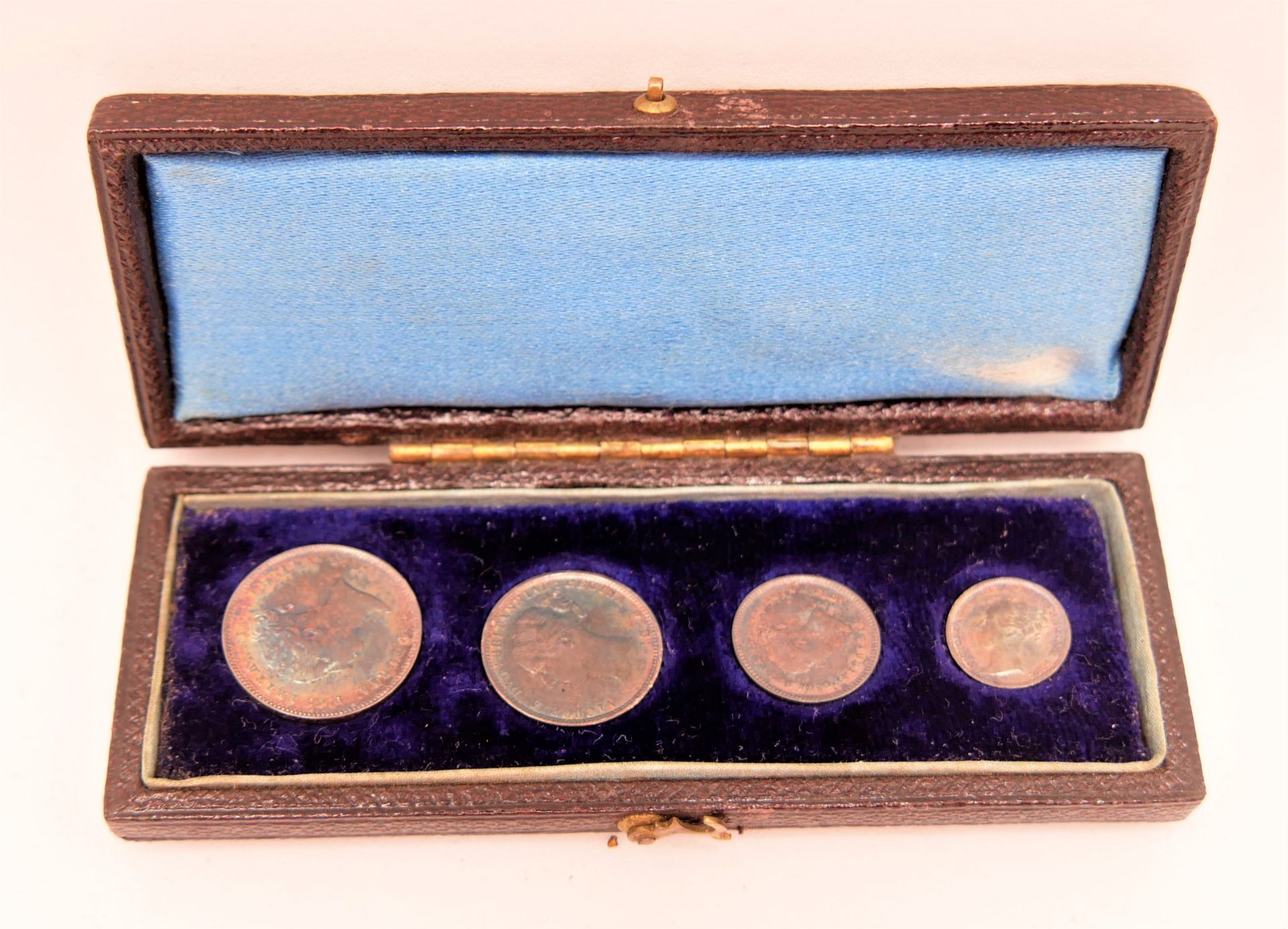 Maundy Money Coin Set 1883 in Original Kästchen. - Bild 2 aus 4