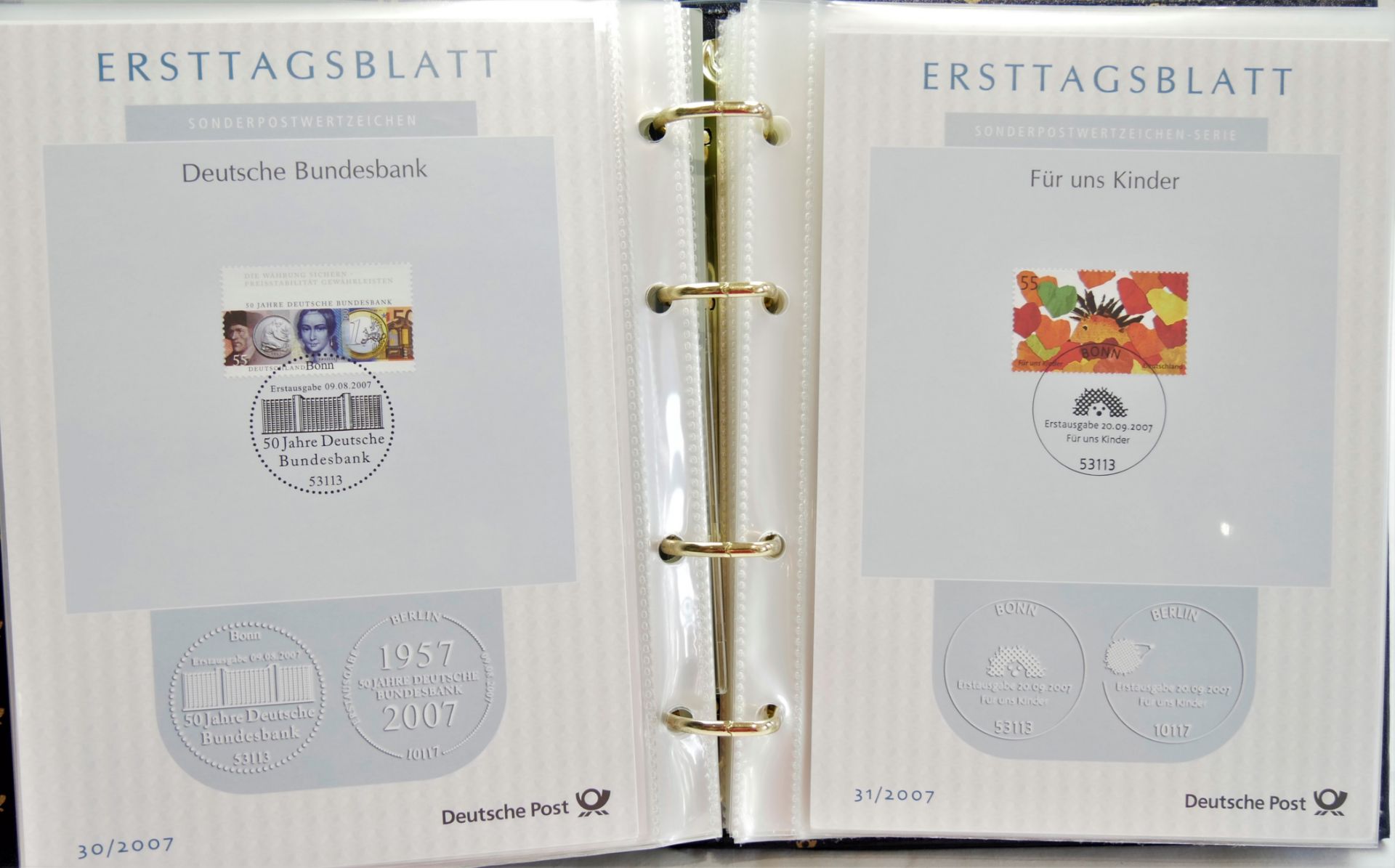 BRD Ersttagsblätter, 2001-2007, augenscheinlich komplett - Bild 3 aus 4