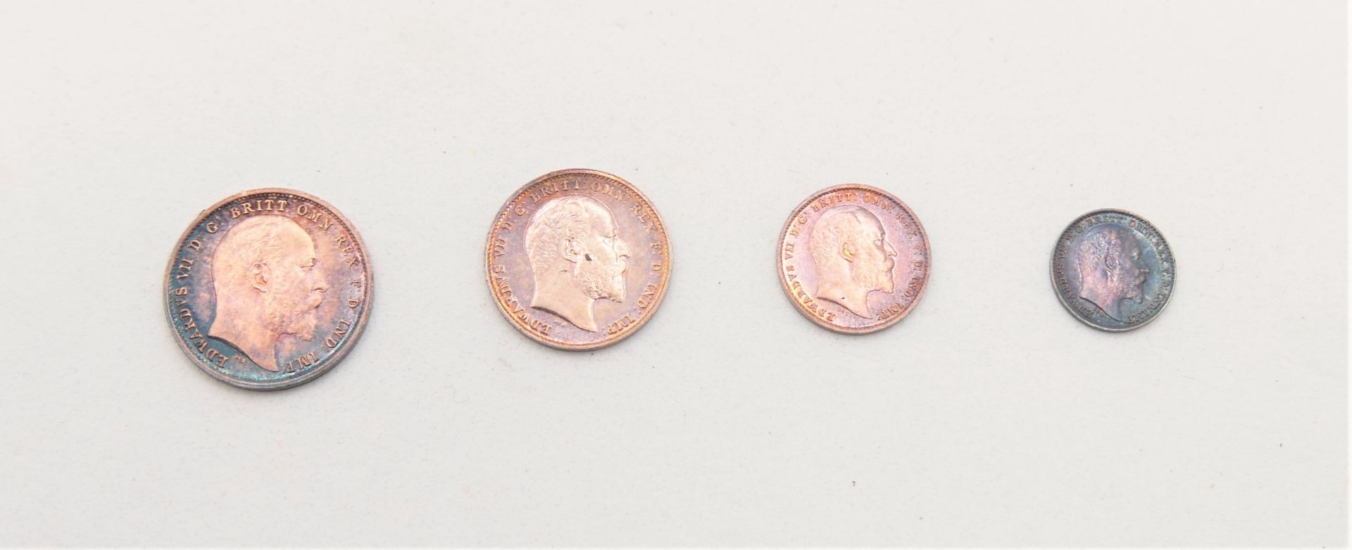 Maundy Money Coin Set 1903 in Original Kästchen. - Bild 3 aus 3