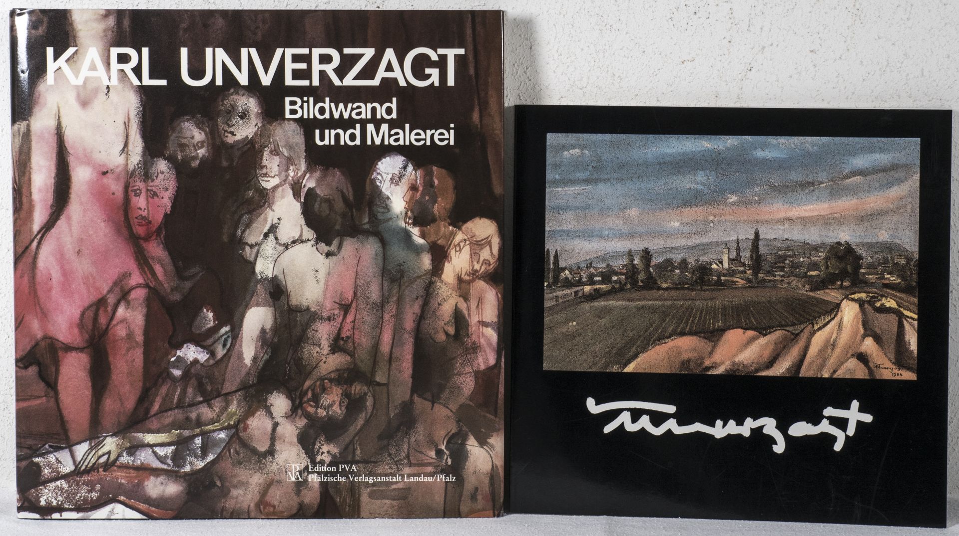 Karl Unverzagt, Bilderwand und Malerei und Unverzagt, Katalog zu Ausstellung anlässlich der