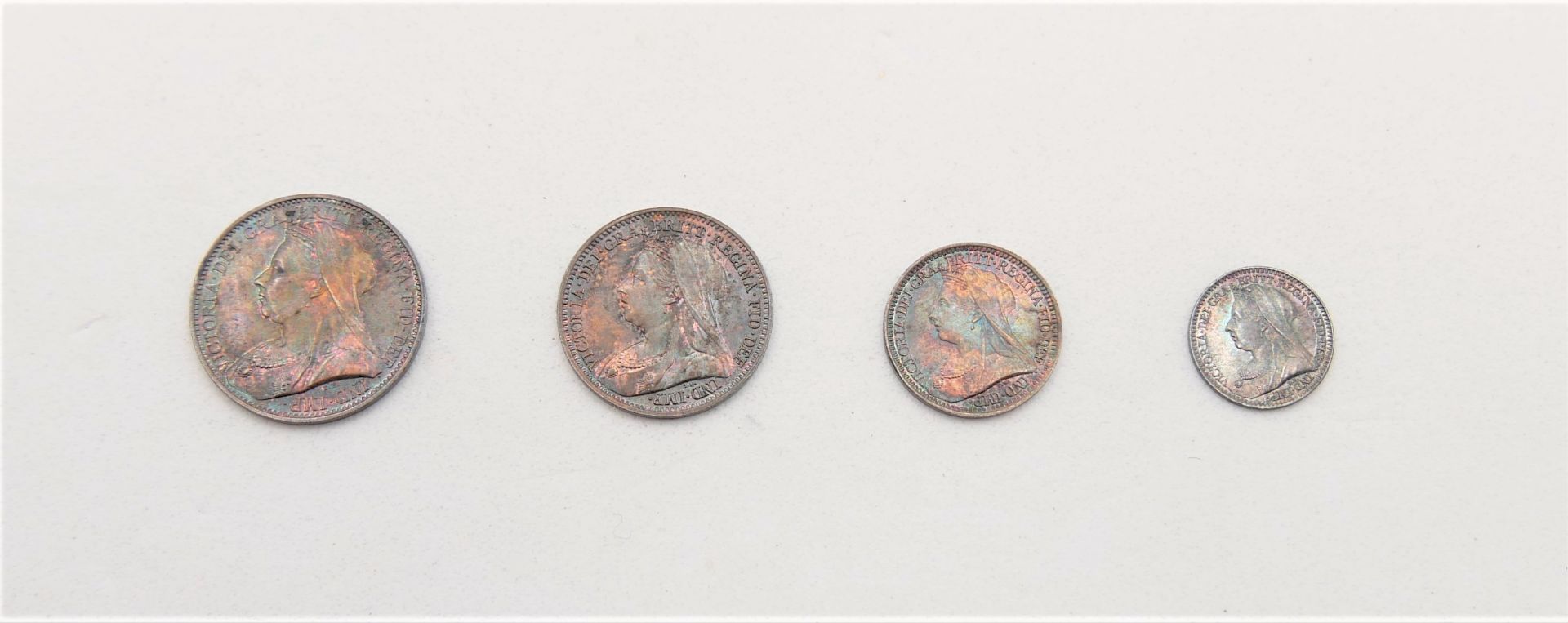 Maundy Money Coin Set 1900 in Original Kästchen. - Bild 3 aus 5