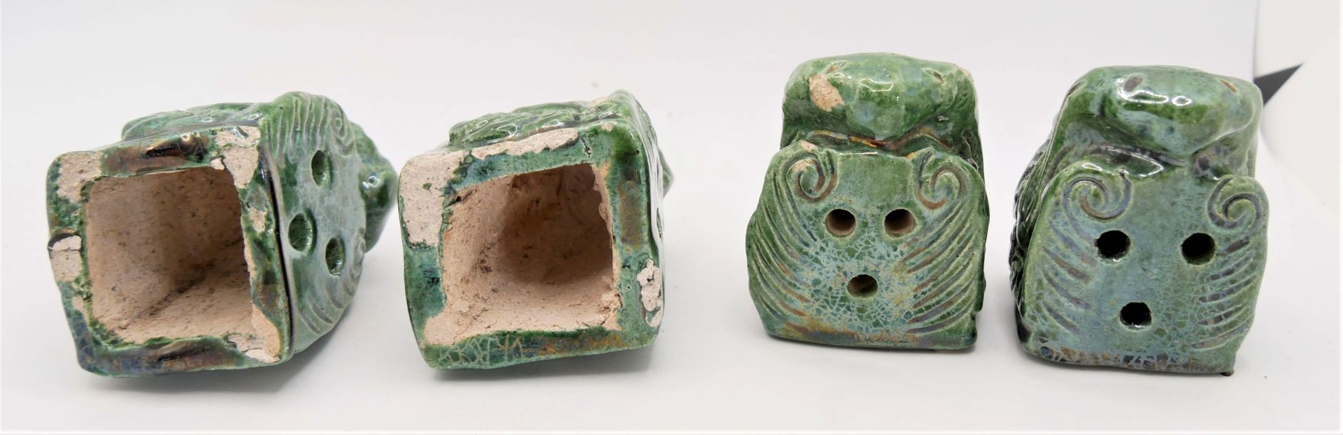 4 Keramik Drachenköpfe China, bitte besichtigen!