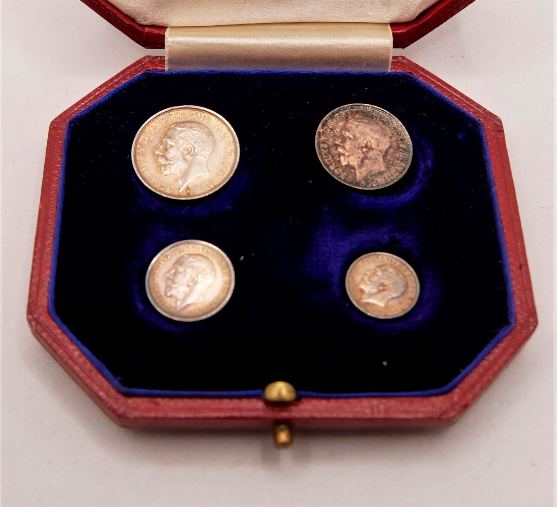 Maundy Money Coin Set 1913 in Original Kästchen - Bild 2 aus 2