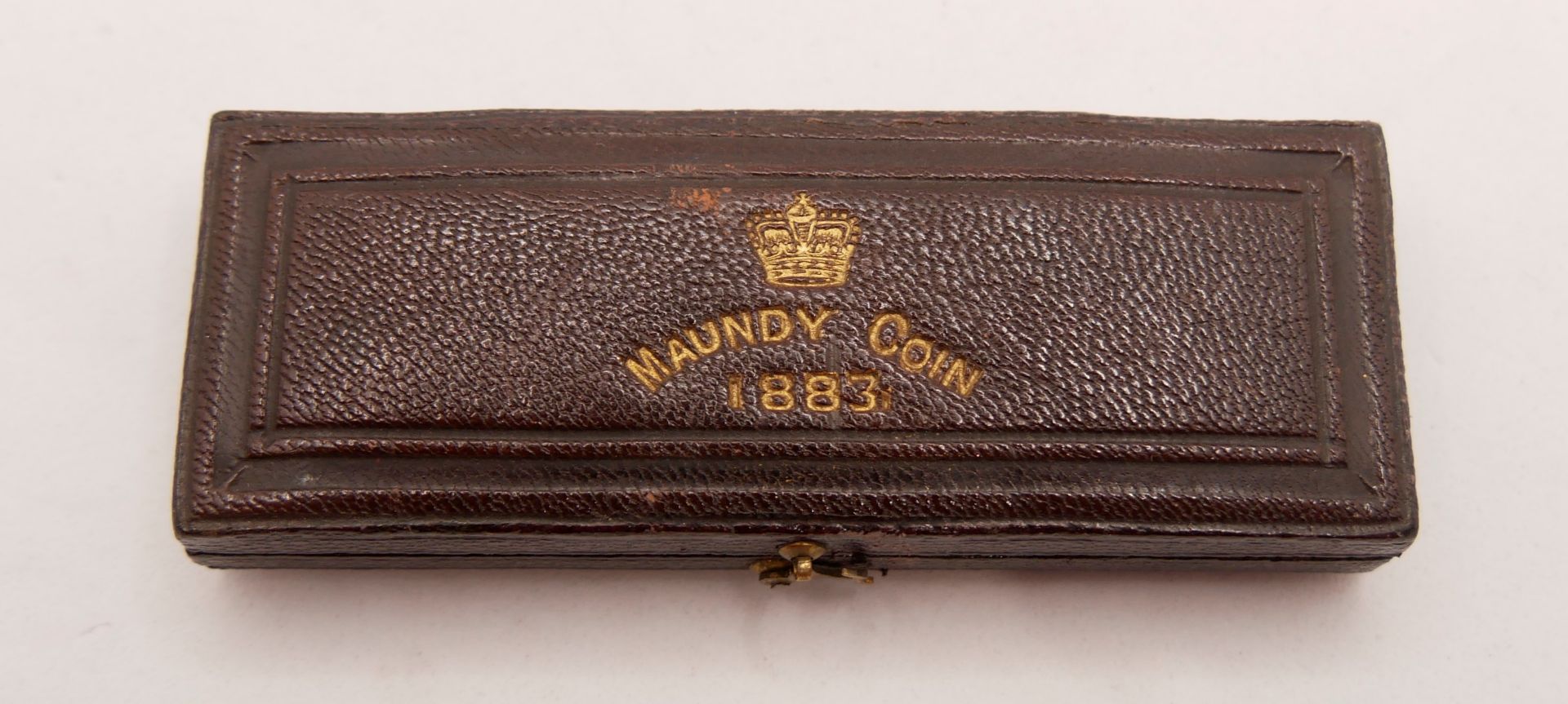 Maundy Money Coin Set 1883 in Original Kästchen. - Bild 3 aus 4