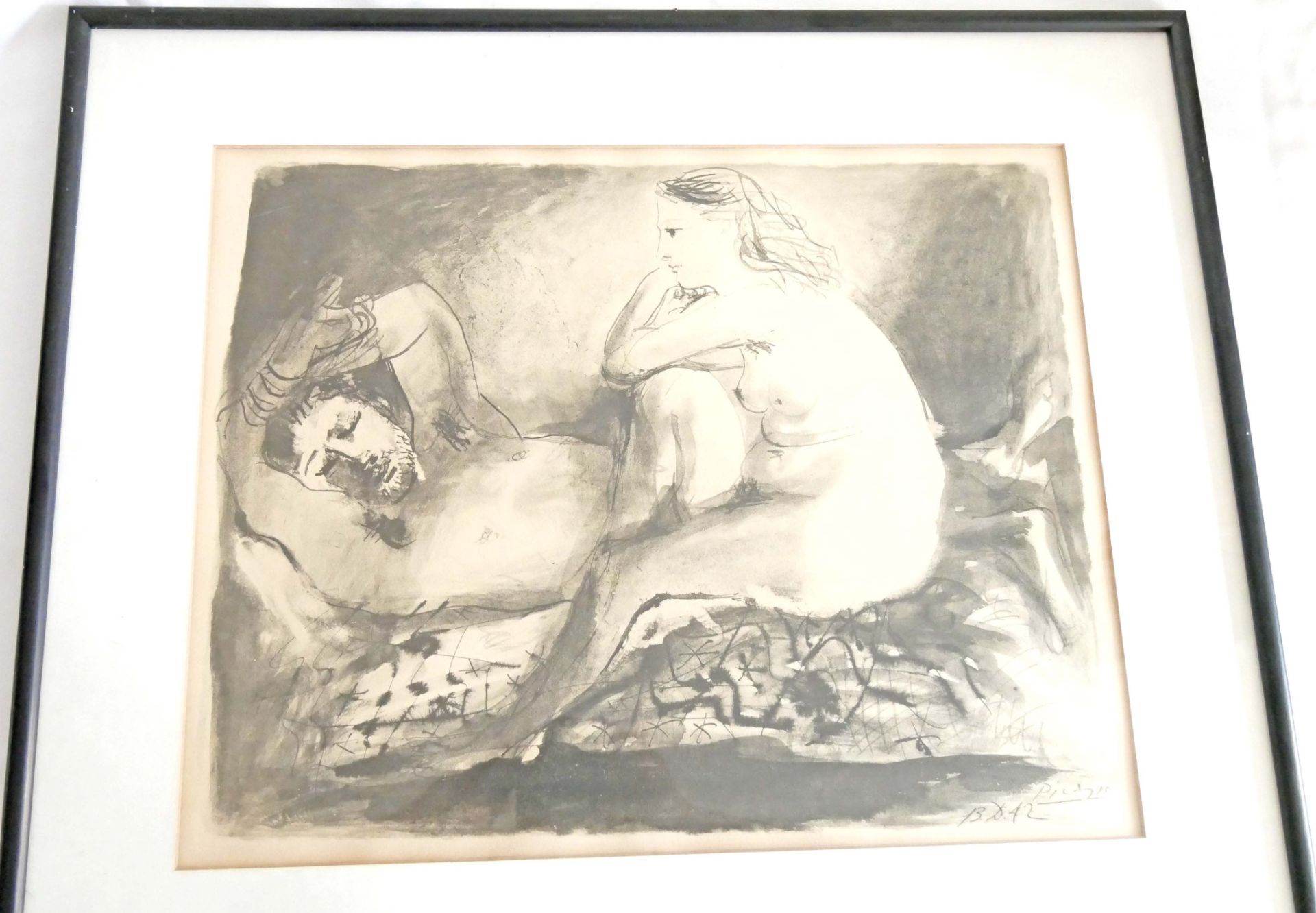 Pablo Picasso (1881-1973), "Le Dormeur - Schlafender", 1942. Lithographie. Im Druck bez. und datiert - Bild 3 aus 3