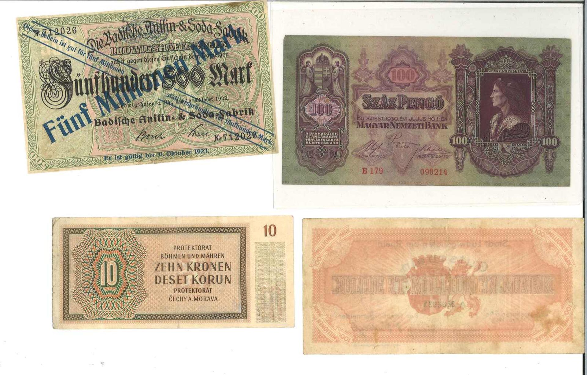 Lot Banknoten, meist Reichsbanknoten. - Bild 4 aus 4