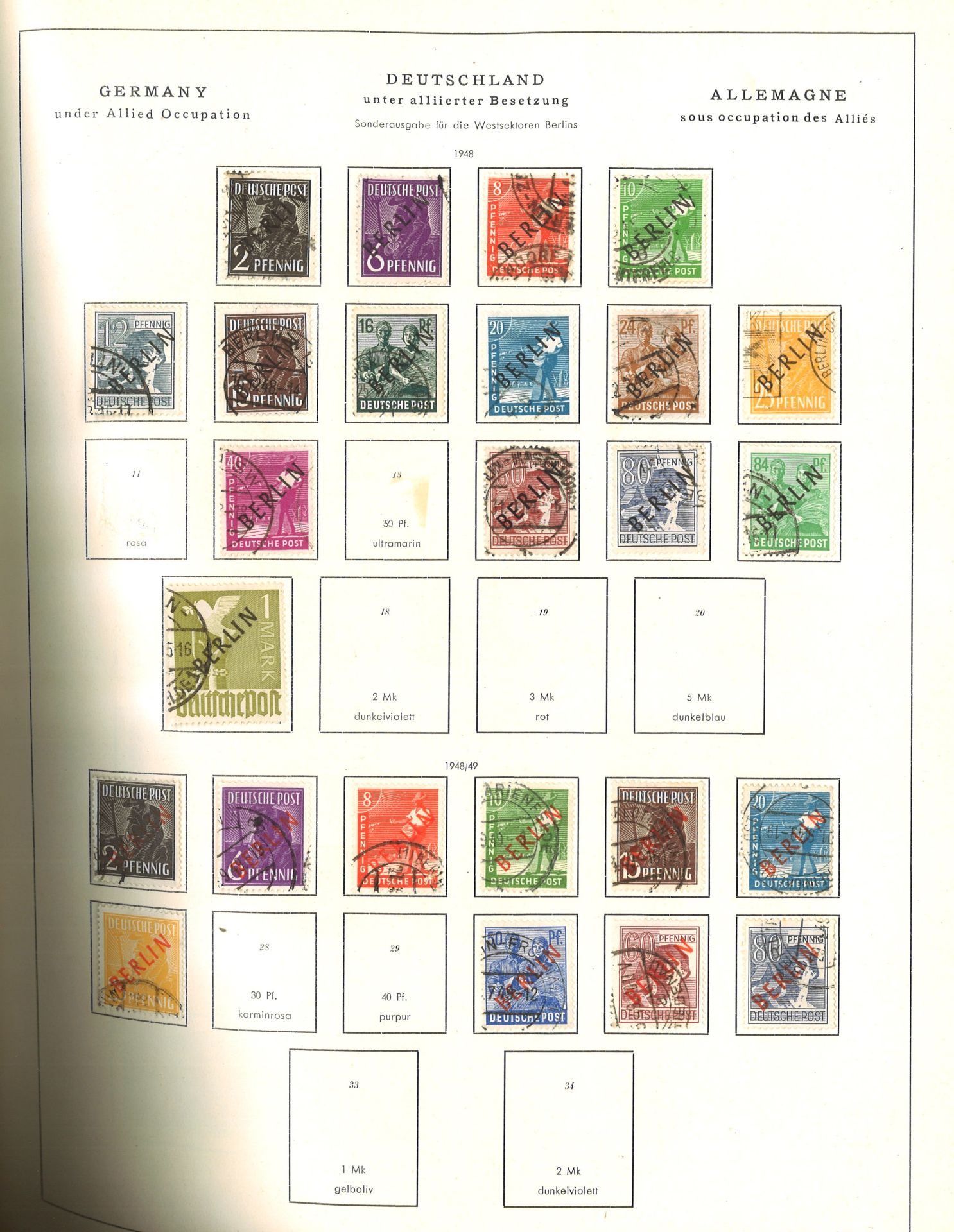 Deutschland, dickes Schwaneberger Briefmarken Album 1964, dabei Altdeutschland, Deutsches Reich, - Bild 10 aus 18