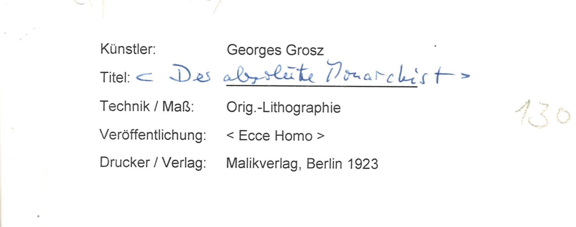 Bleistiftzeichnung, ungedeuteter Künstler, mit Signatur "Neuleiningen mit 3 Ansichten" Blattgröße - Image 2 of 2
