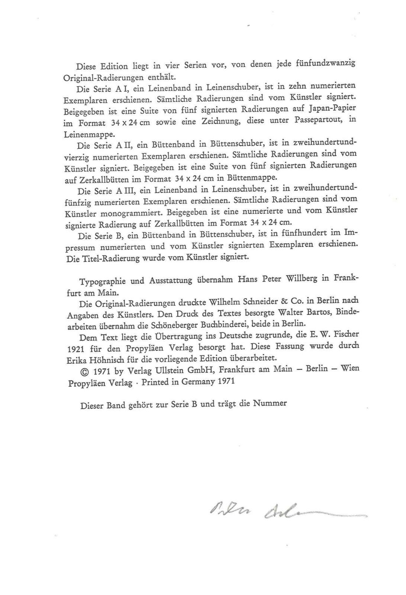 Gustave Flaubert , Jules und Henry oder die Schule des Herzens, Impressum mit Signatur - Bild 2 aus 7