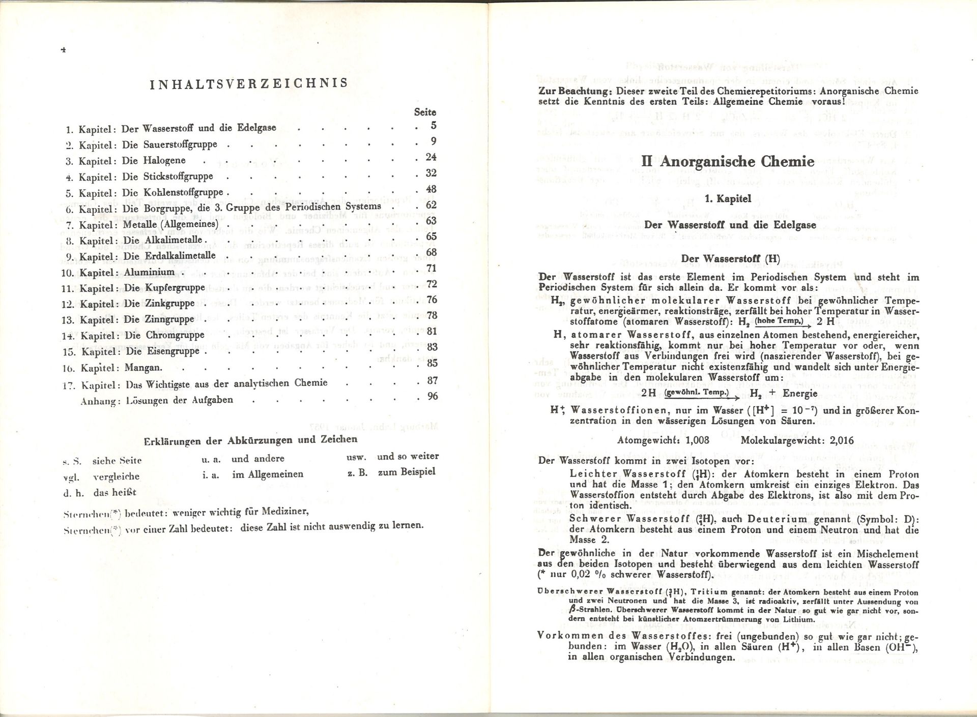 2 Bücher, Repetitorium der Chemie, Teil 1 und 2, Allgemeine Chemie für Mediziner, Pharmazeuten und - Bild 3 aus 3
