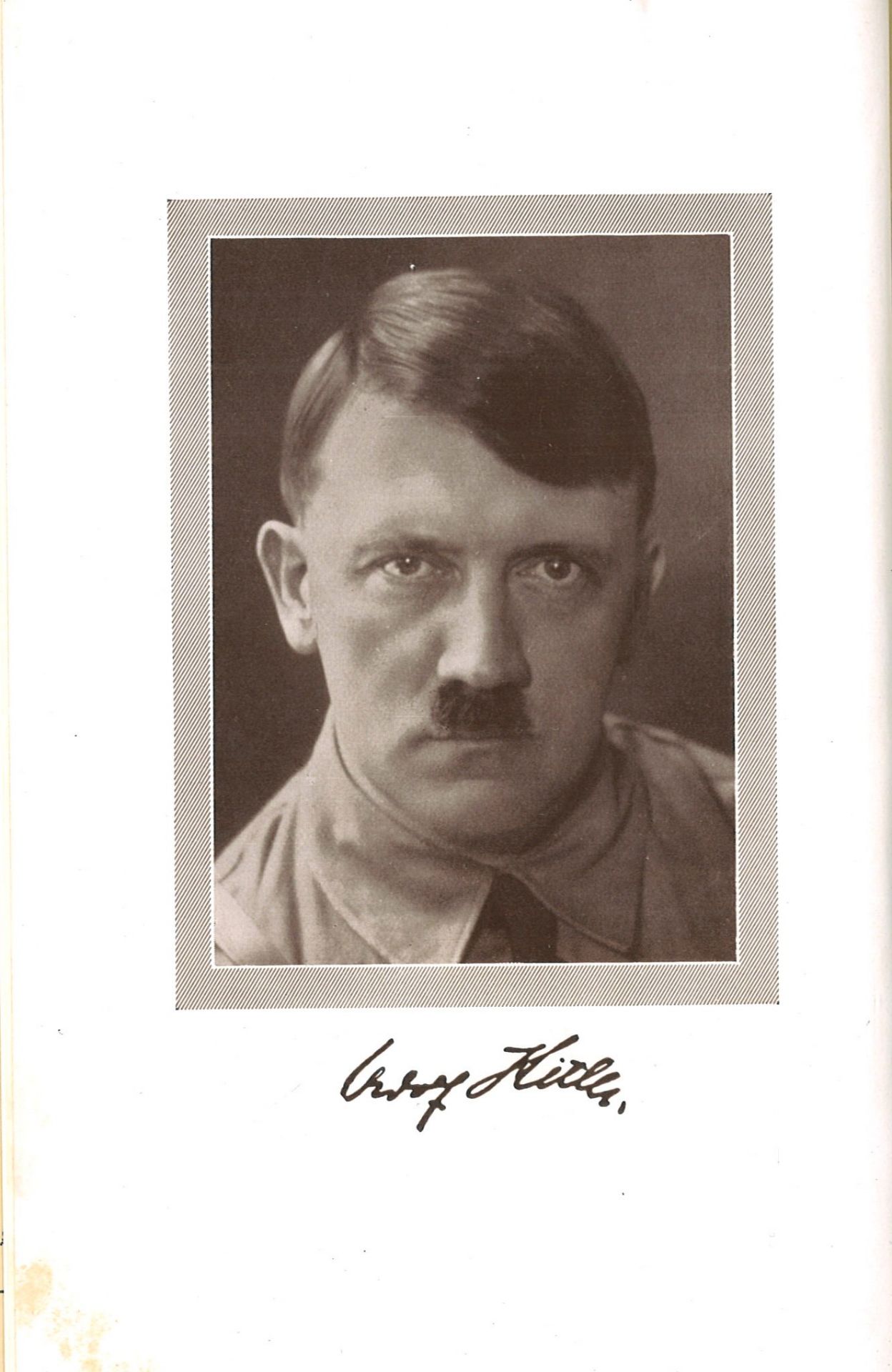"Mein Kampf" Adolf Hitler, Eher-Verlag 1935, 2 Bände in einem Band, gebundene Ausgabe - Bild 3 aus 3