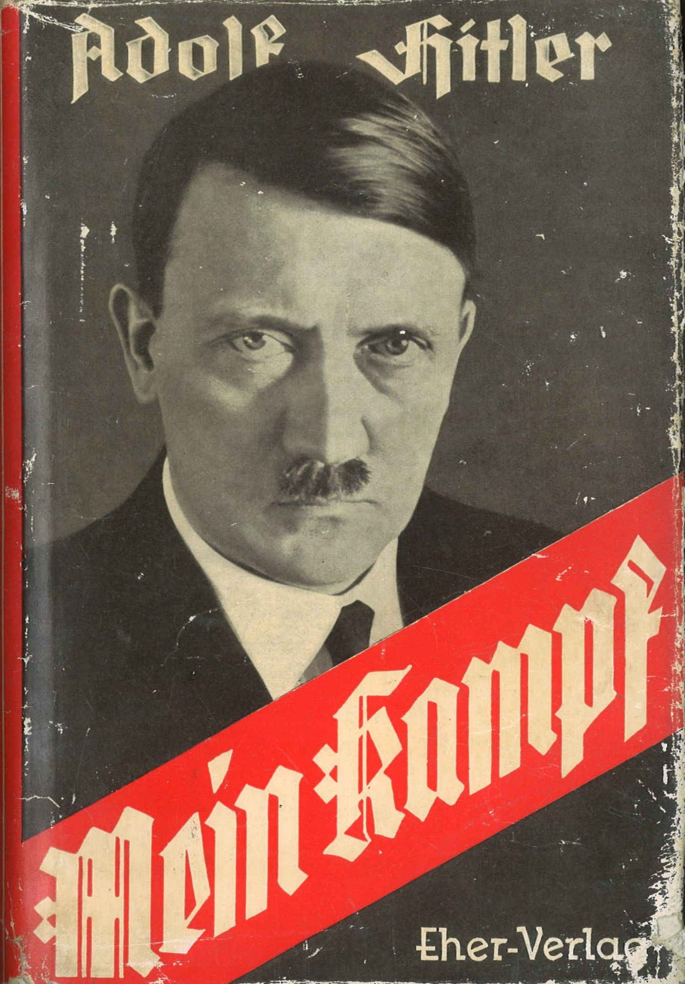 "Mein Kampf" Adolf Hitler, Eher-Verlag 1935, 2 Bände in einem Band, gebundene Ausgabe