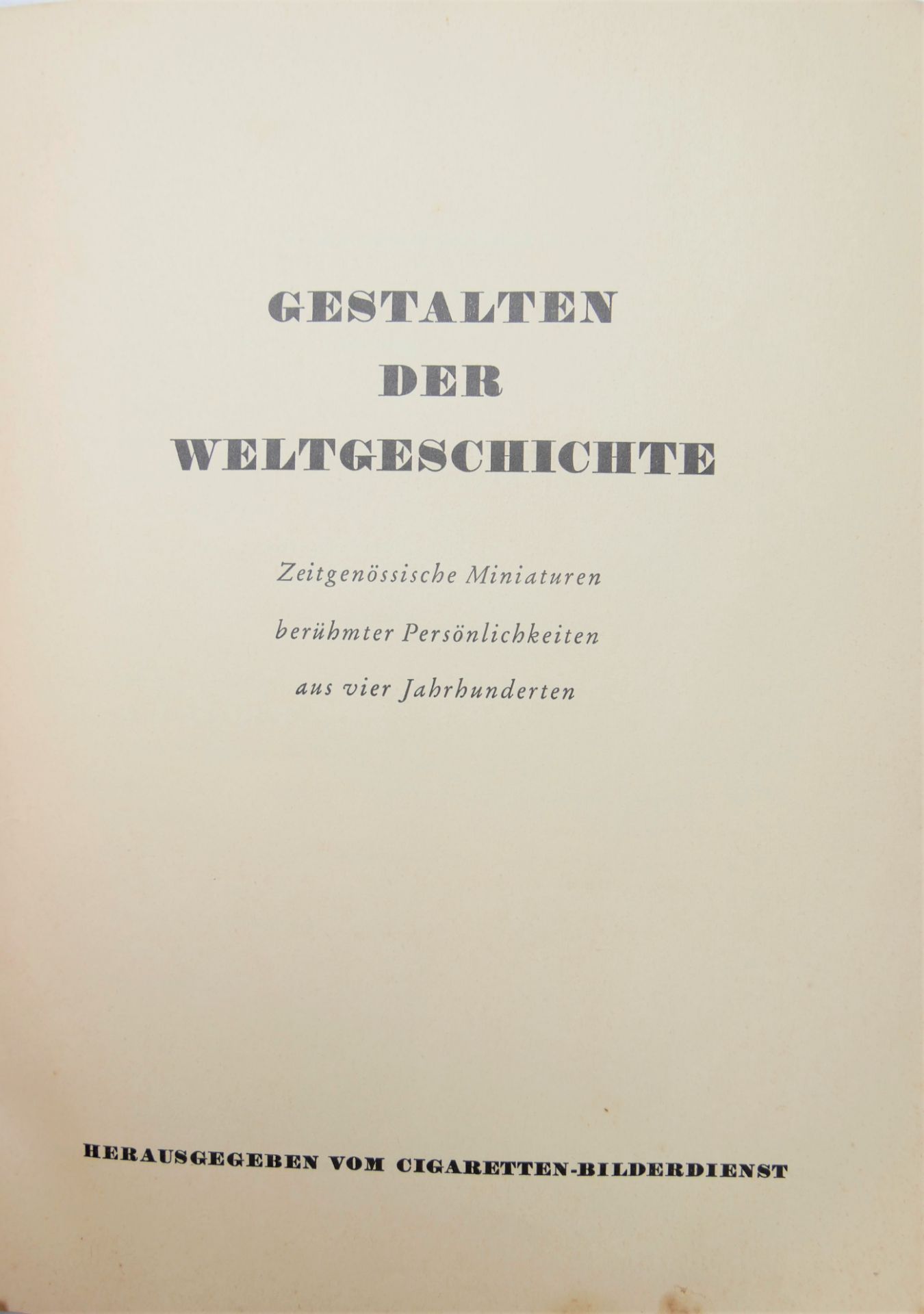 Bilder Deutscher Geschichte, Werk 12, 1936 sowie Gestalten der Weltgeschichte 1933. Herausgegeben - Bild 4 aus 4