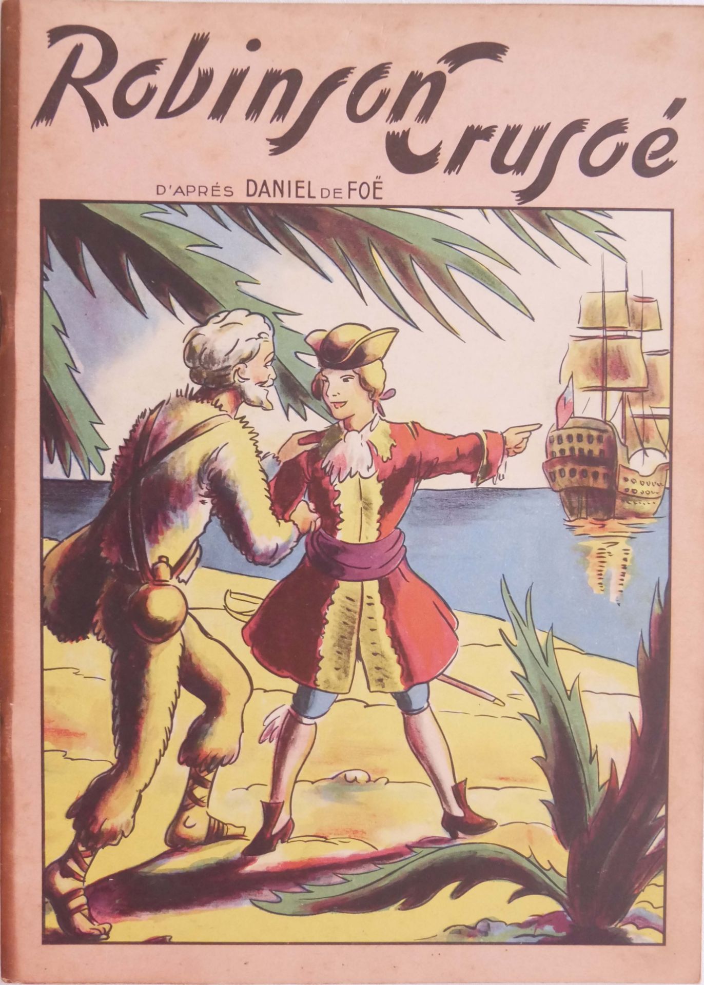 Lot französische Kinder-Bücher und Comics, dabei "Robinson Crusoe", "Vigor", "Bernadette" etc., - Bild 2 aus 2