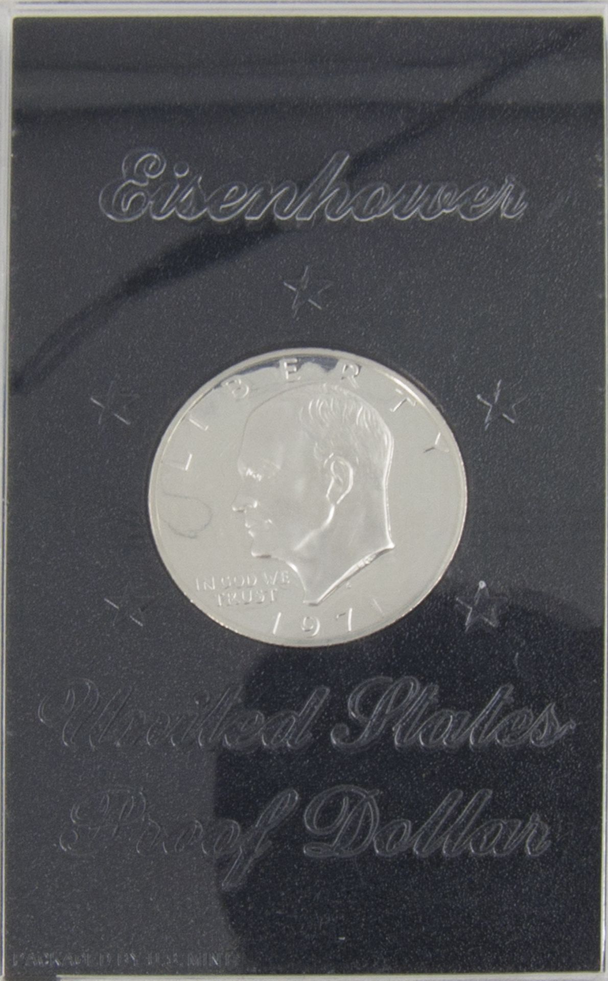 USA 1971, 1 Dollar Eisenhower, Mondlandung. Silber. Erhaltung: PP. - Bild 2 aus 2