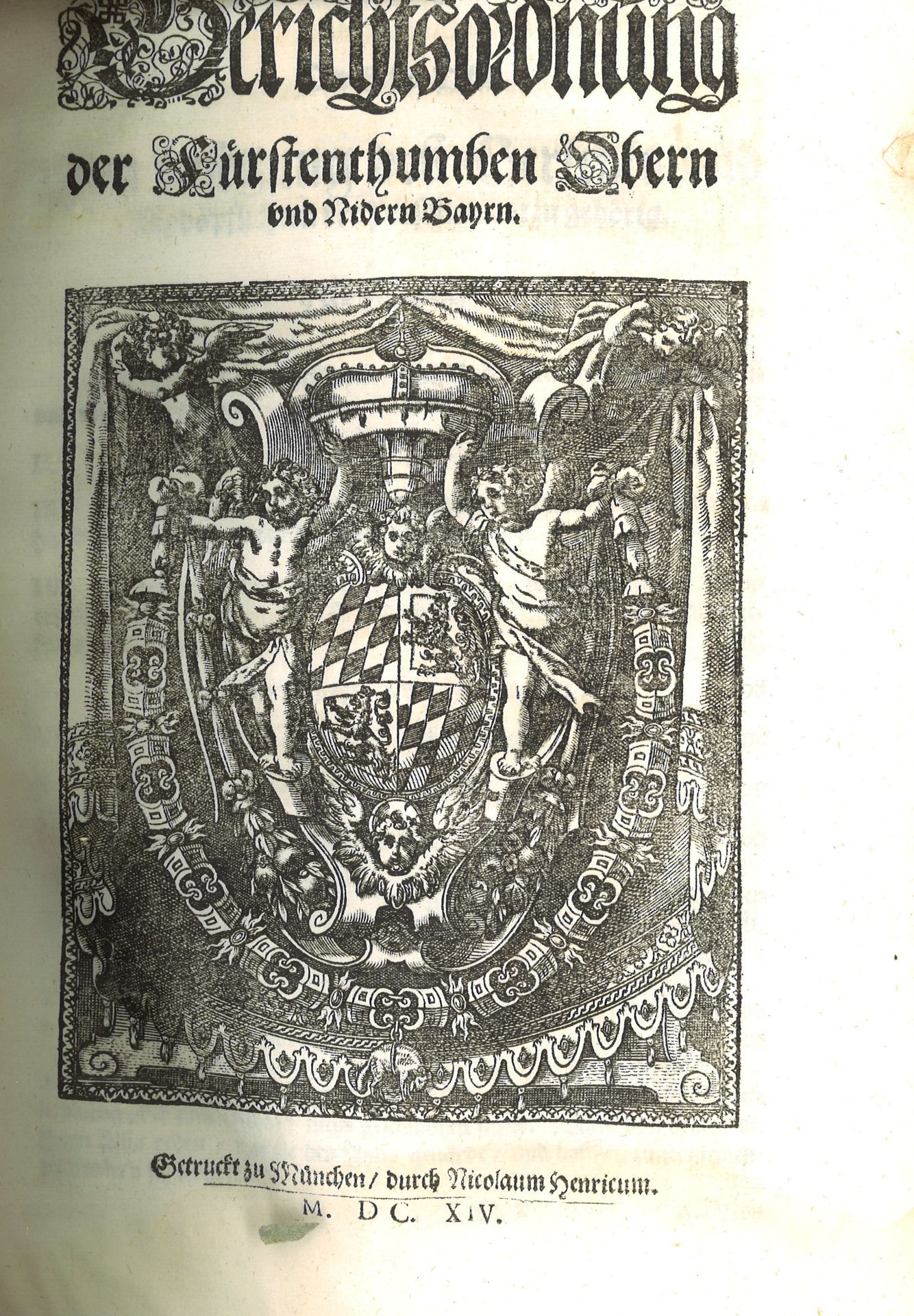 Buch Landrecht Bayern 1616, Landrecht Policey, Gerichts-Malefitz und andere Ordnungen. Der - Bild 2 aus 4