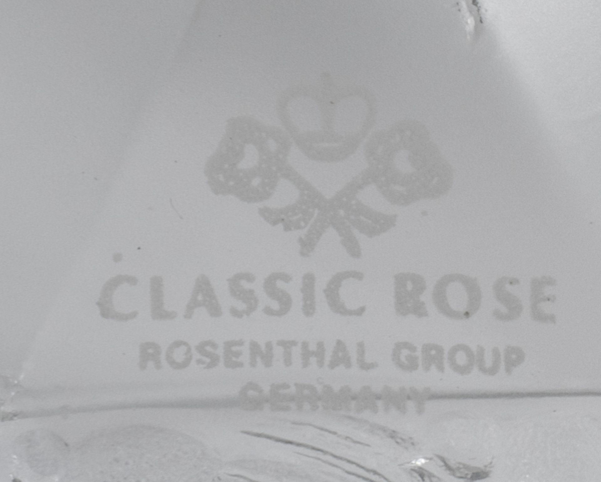 Rosenthal Classic Rose Glaskonvolut. Ein Sektglas bestoßen. - Image 2 of 2