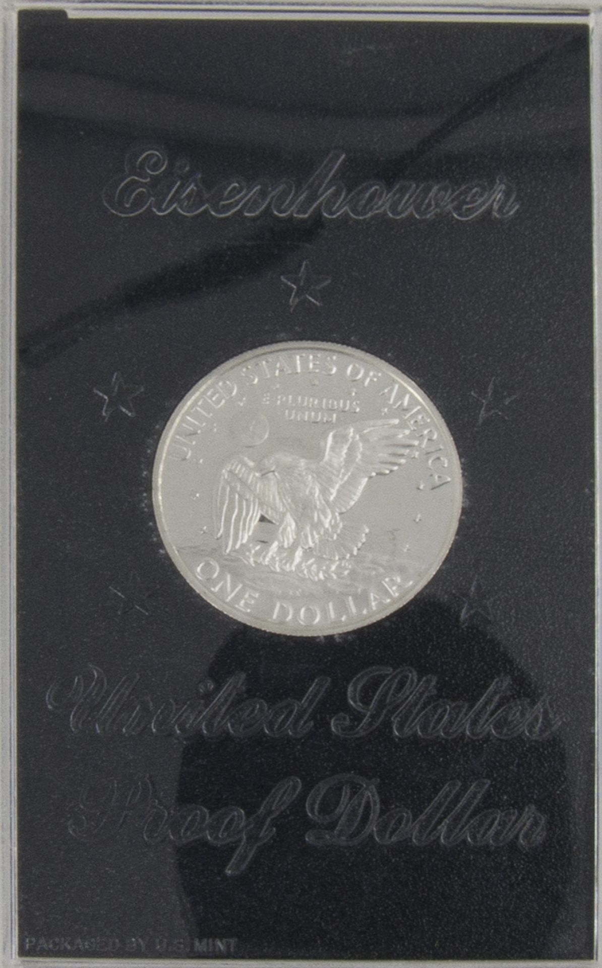 USA 1971, 1 Dollar Eisenhower, Mondlandung. Silber. Erhaltung: PP.