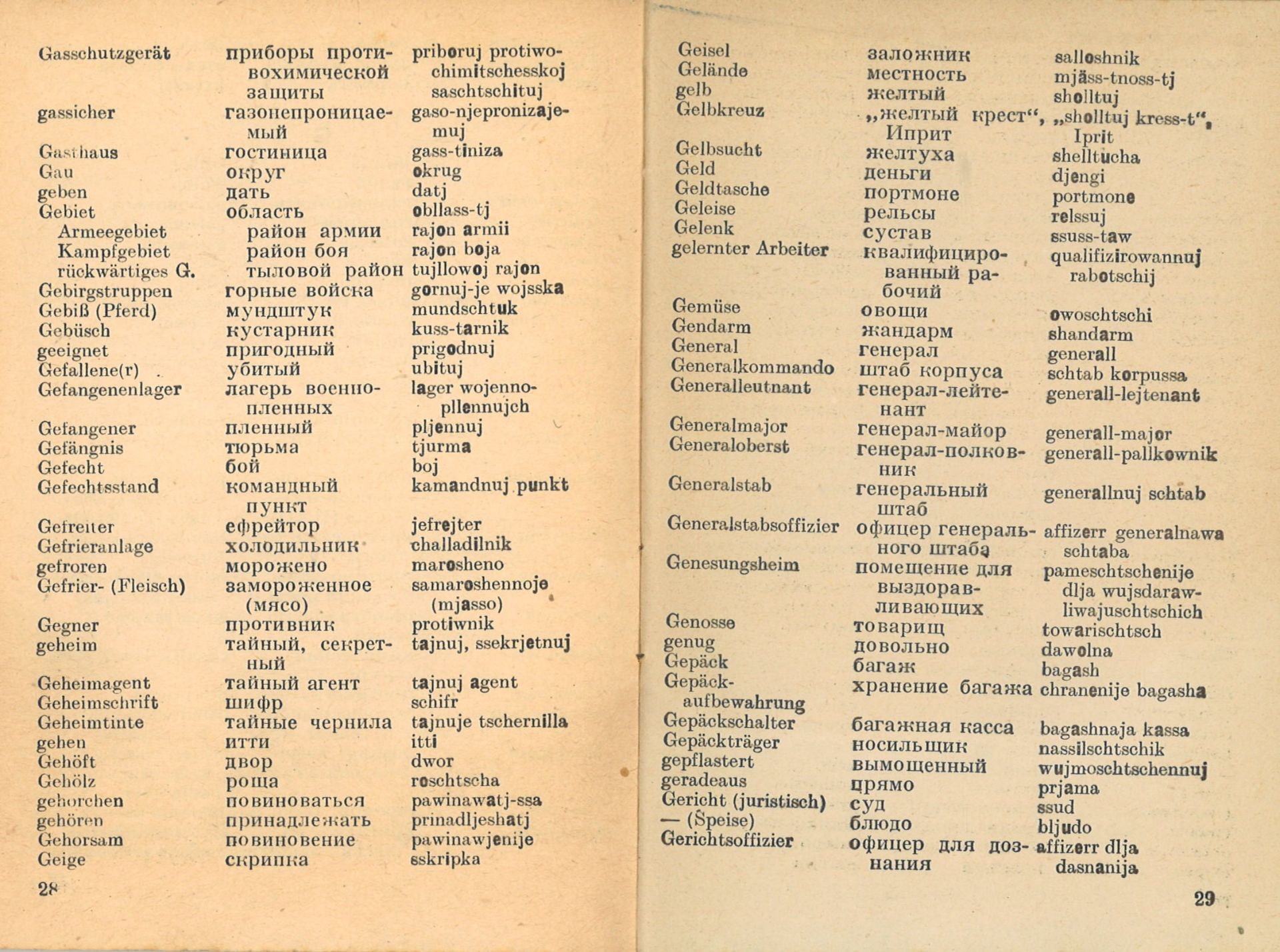 Lot Bücher, dabei "Der Unteroffizier" Heft 2, "Deutsch-Russisches Soldaten-Wörterbuch" und "Armee- - Bild 4 aus 4