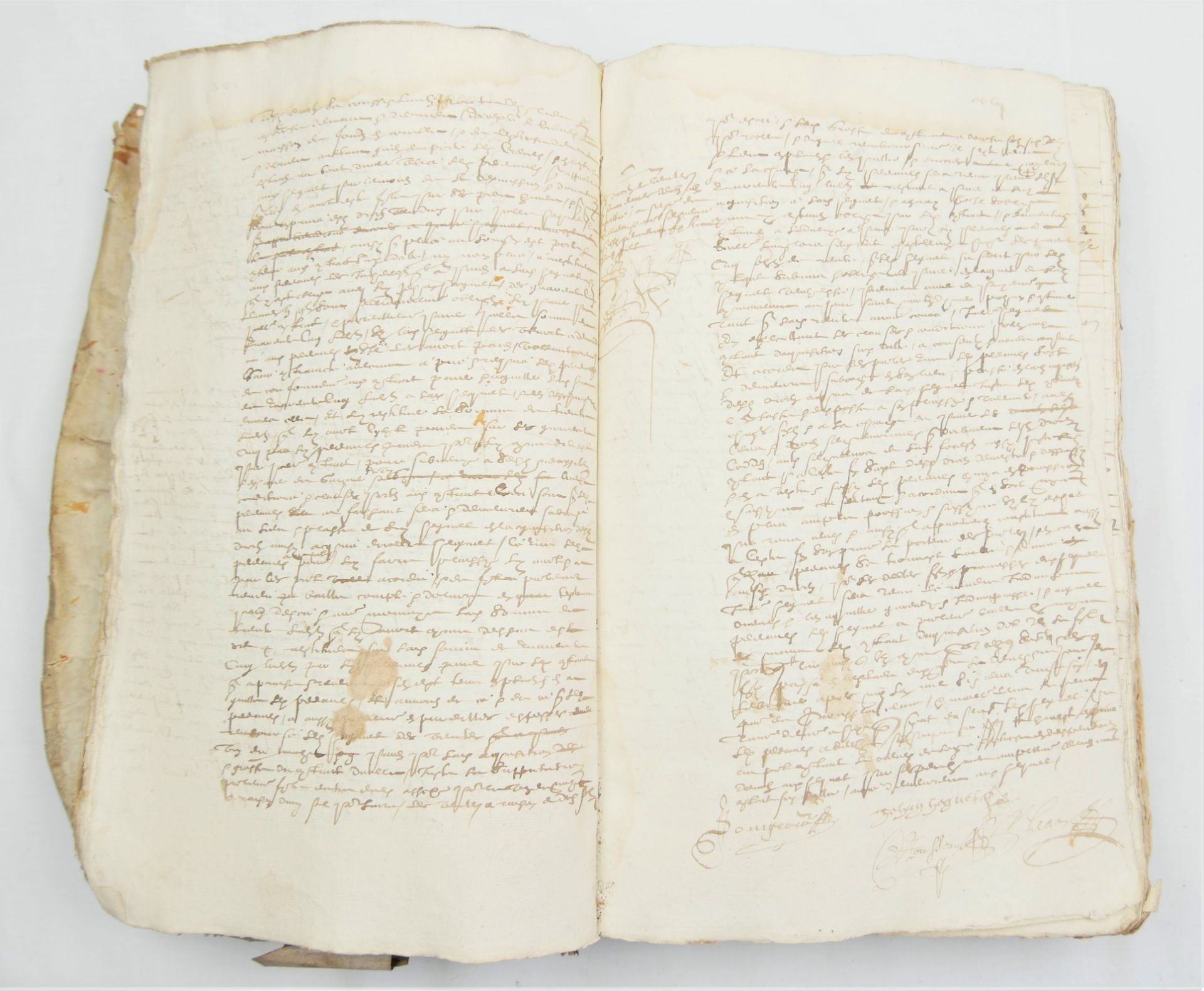 Hochinteressantes antikes handgeschriebenes Buch von 1626. Auf dem Einband beschrieben: Bourgeois - Bild 4 aus 6