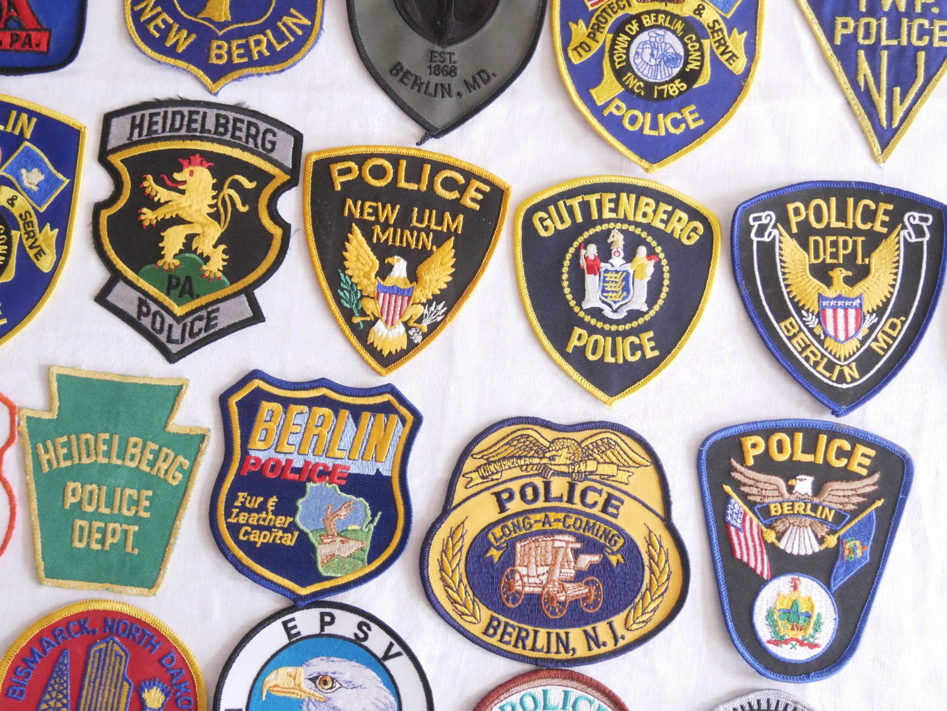 Aus Sammlung! USA Patches, Police. Insgesamt 20 Stück. - Bild 2 aus 2