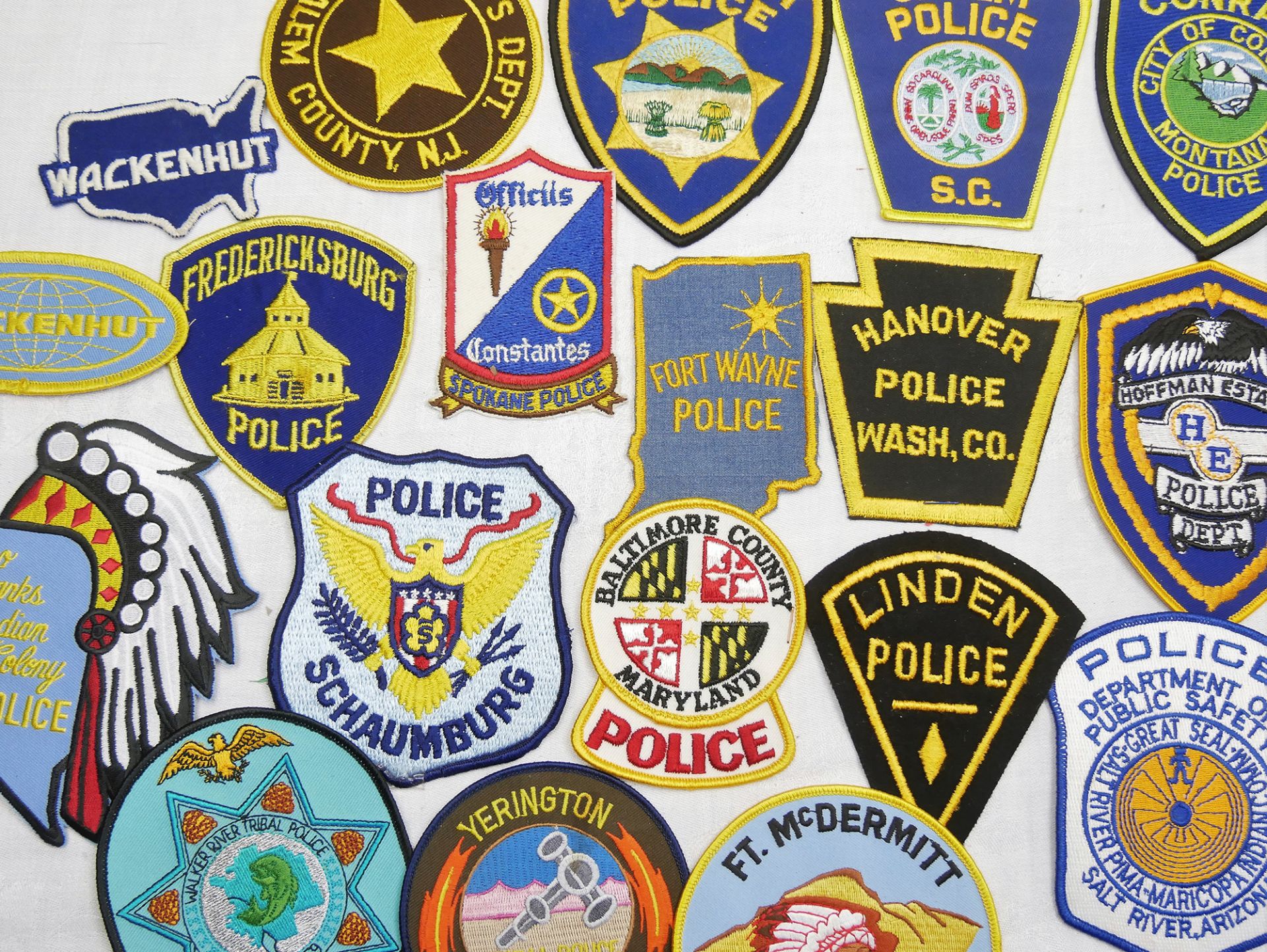 Aus Sammlung! USA Patches, Police Abzeichen. Insgesamt 20 Stück. - Image 2 of 2