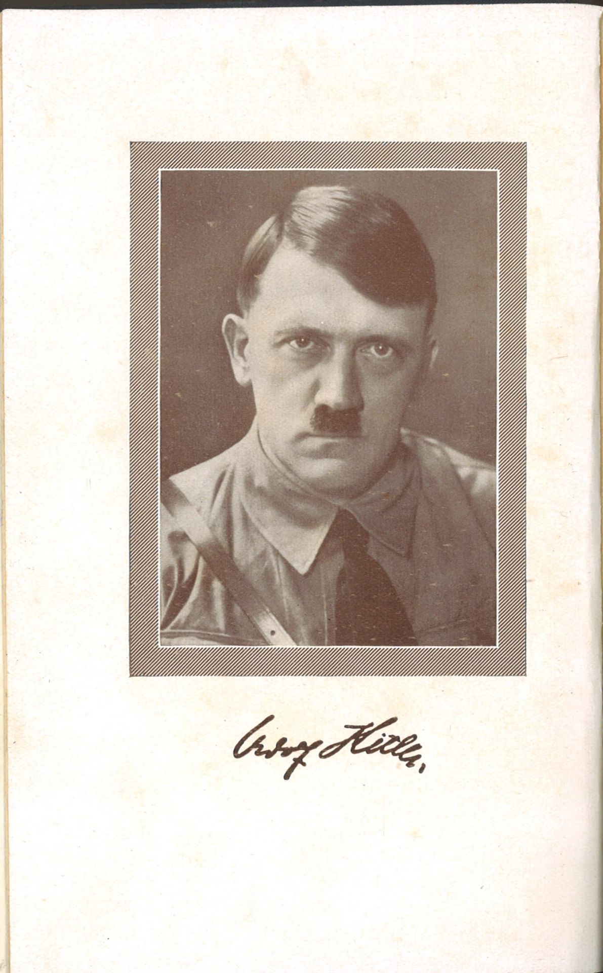 Adolf Hitler "Mein Kampf", 2 Bände in einem Band, ungekürzte Ausgabe, 1933, NSAP. Mit - Image 2 of 2