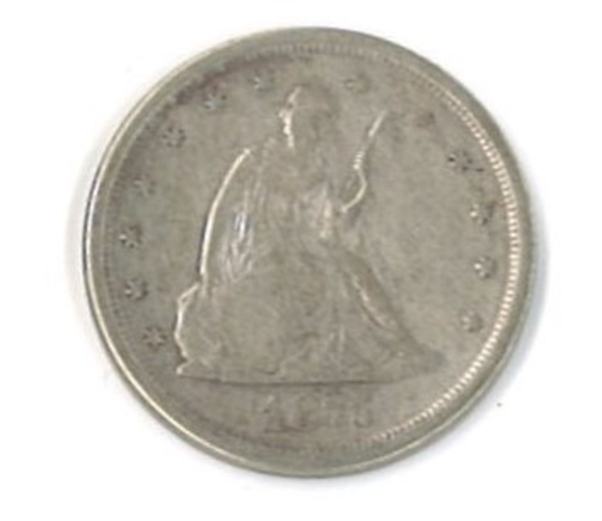 Silbermünze 20 Cent, Vereinigte Staaten von Amerika 1875. Erhaltung ss