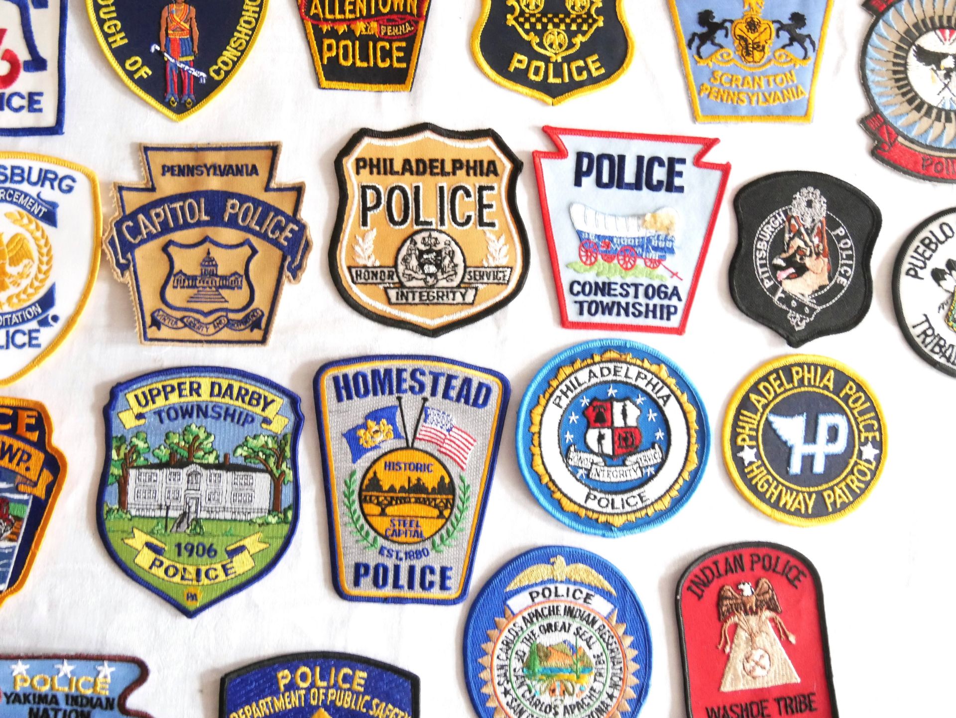 Aus Sammlung! USA Patches, Police. Insgesamt 20 Stück. - Bild 2 aus 2