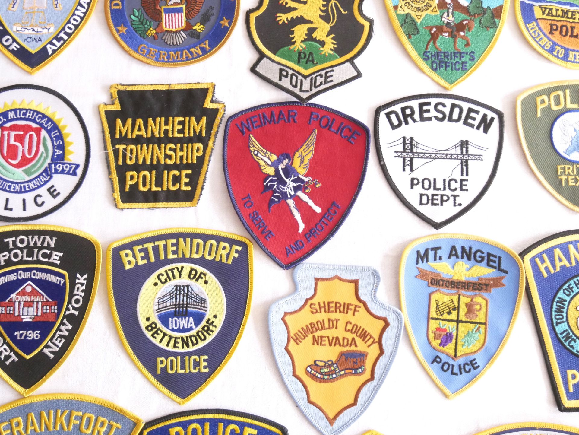 Aus Sammlung! USA Patches, Police . Insgesamt 20 Stück. - Bild 2 aus 2