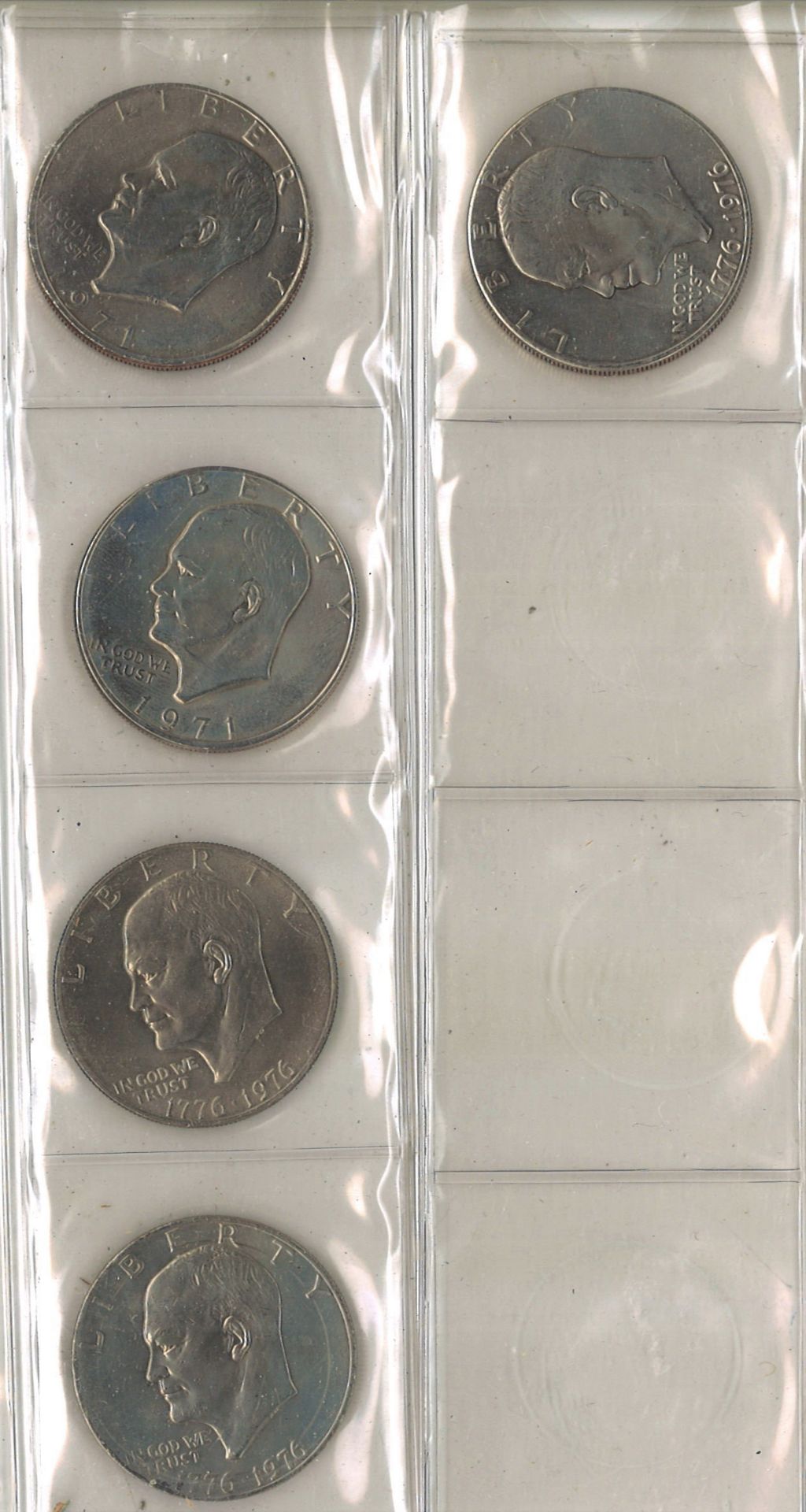 Münzalbum gefüllt mit Münzen aus USA, Jugoslawien, Ungarn, etc. dabei alleine 15 Half-Dollar - Bild 4 aus 5