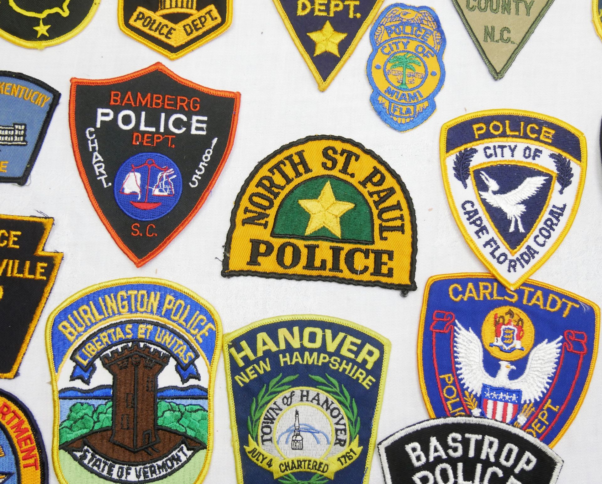 Aus Sammlung! USA Patches, Police Abzeichen. Insgesamt 20 Stück. - Bild 2 aus 2