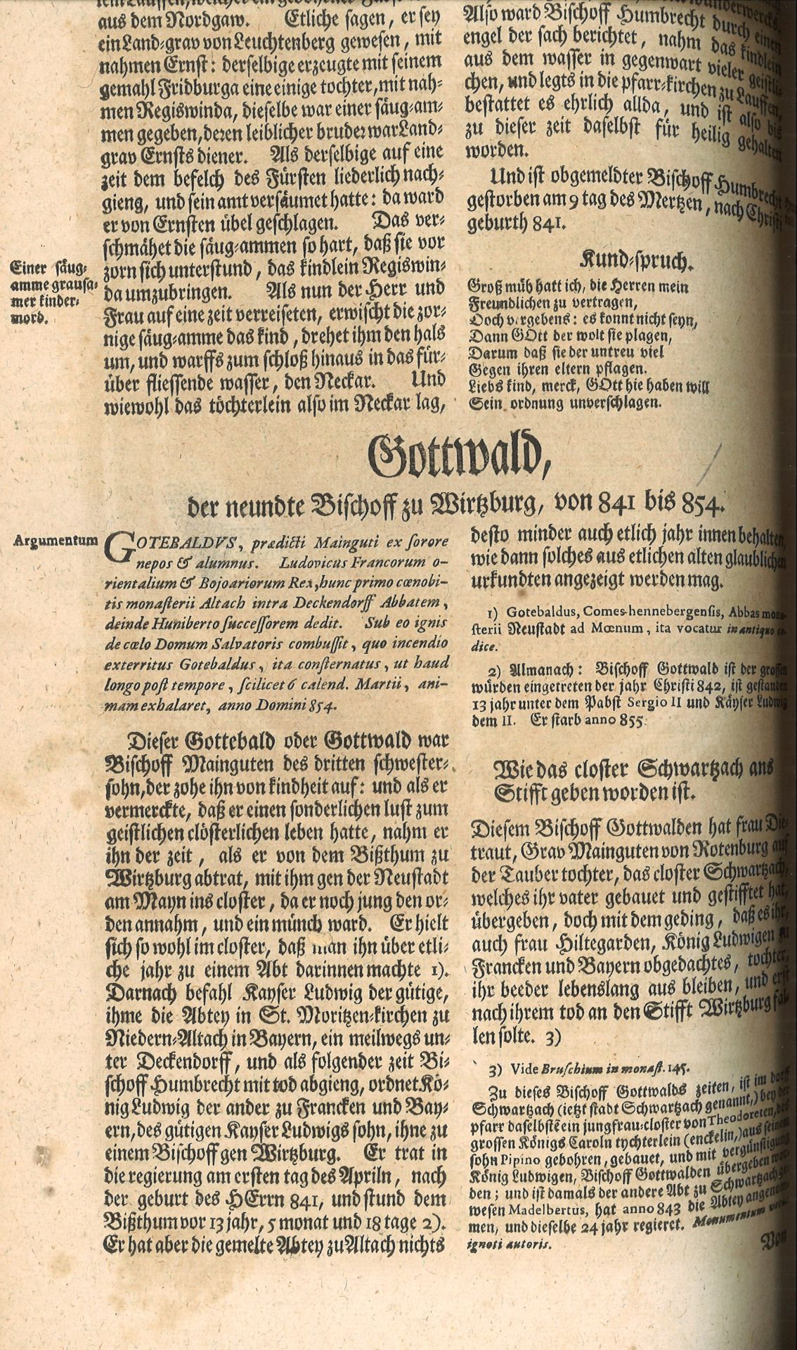 Geschicht-Schieber von dem Bischoffthum Wirtzburg 1713. Namentlich: Johann Müller, Lorentz Friese, - Image 5 of 8