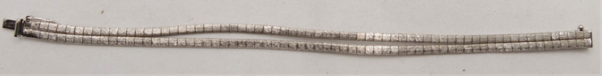 Armband, gepunzt 835er Silber, Länge 19,5 cm. - Image 2 of 2