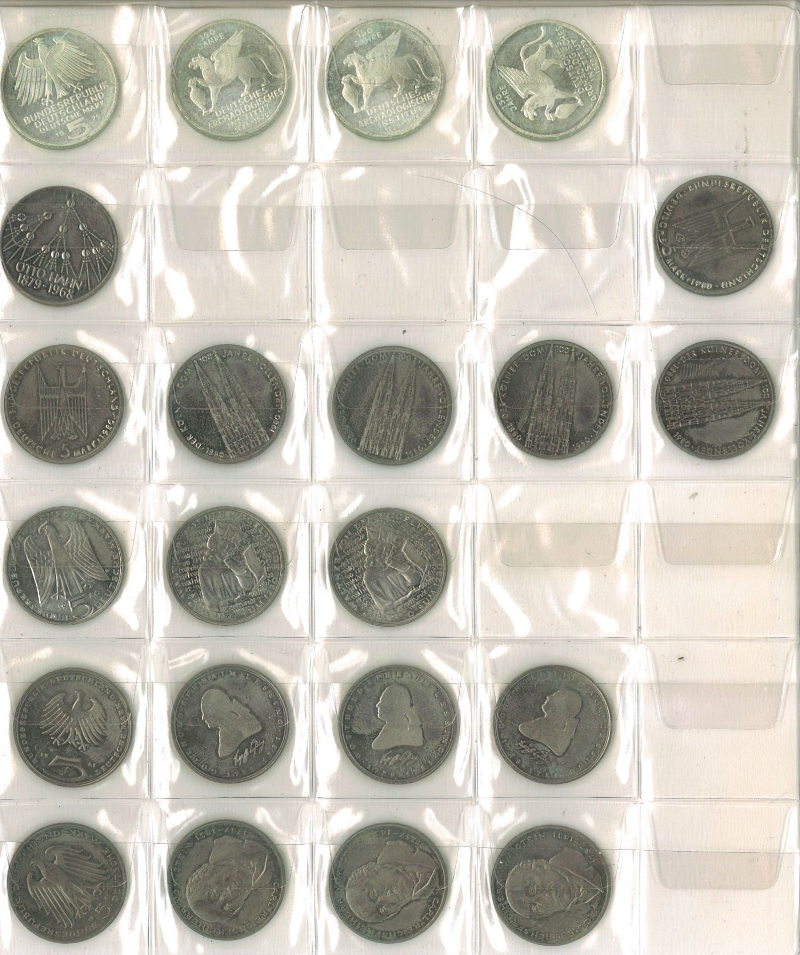 BRD Sammlung 2 + 5 Mark Stücke, bestehend aus 30 x 2 Mark und 71x 5 Mark. 415 Mark Nennwert - Image 2 of 5