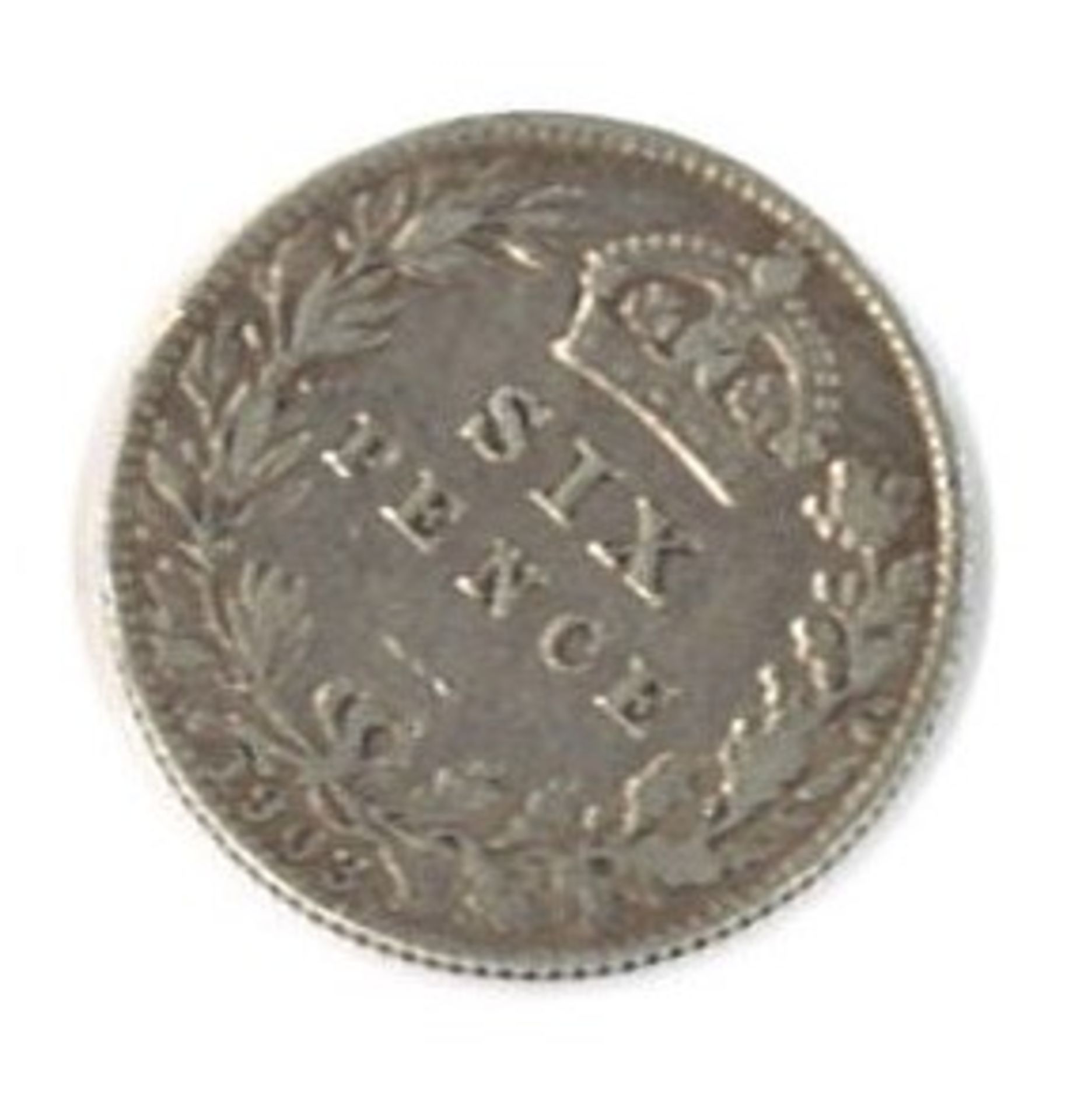 6 Pence Großbritannien "Edward VII 1901 - 1910". Zustand: ss - Image 2 of 2