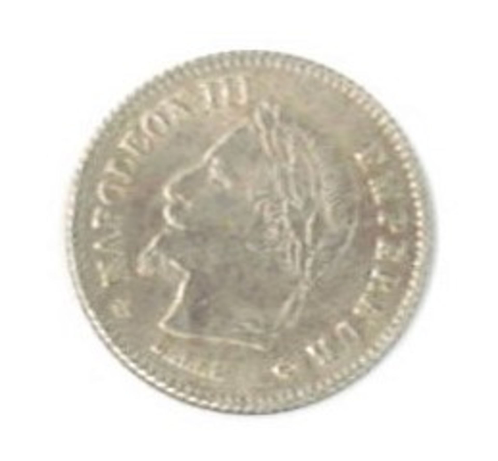 Silbermünze 1867 "Napoleon III", 20 Cent. Zustand: ss-vz