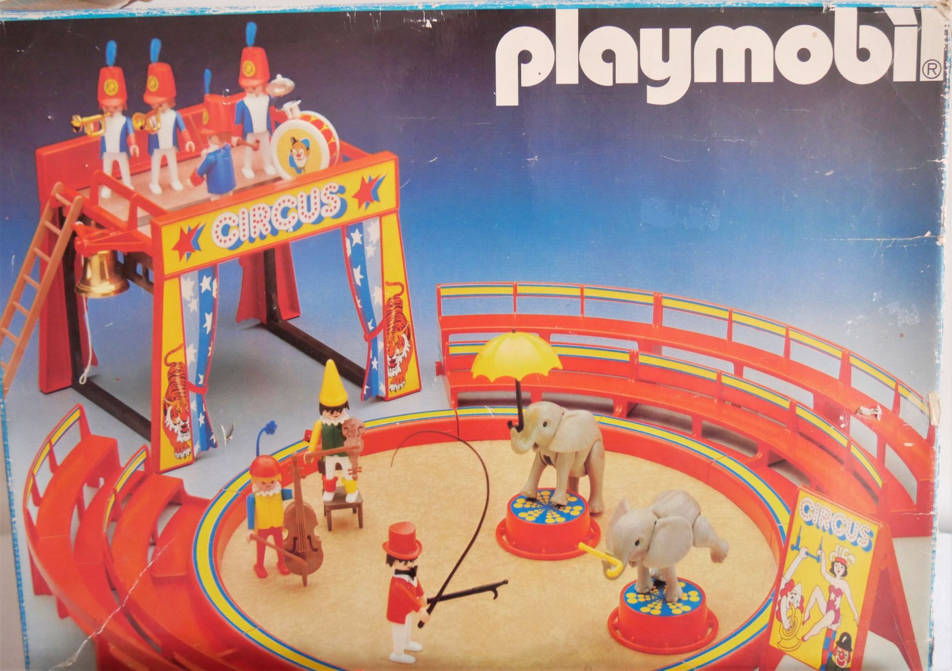 Vintage Playmobil 3553 Zirkusring Arena, auf Vollständigkeit nicht geprüft. - Image 2 of 3