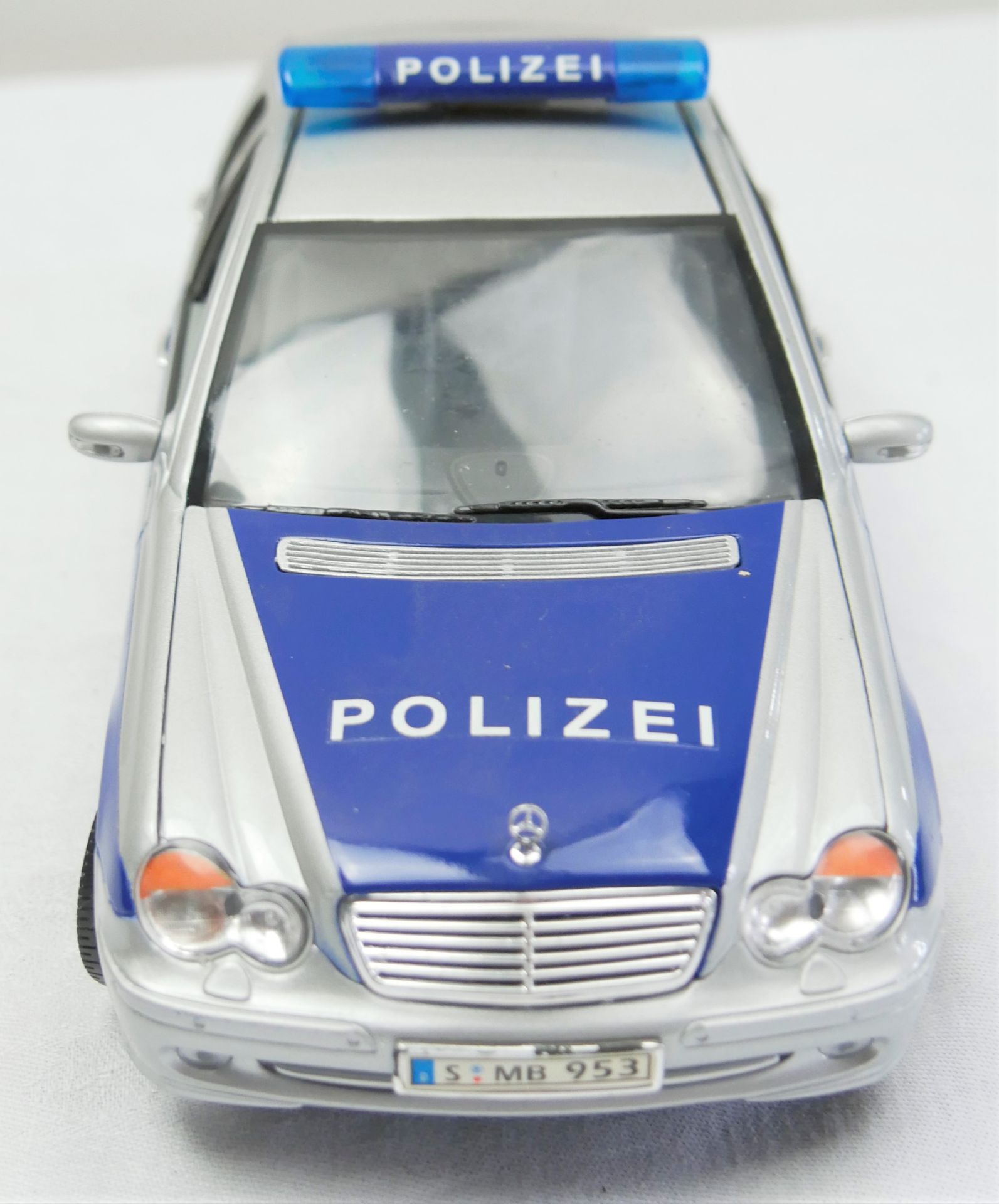 Aus Sammelauflösung! Mercedes-Benz C-Class, blau metallic silber, Modellauto Welly Nr. 9853 " - Image 2 of 3