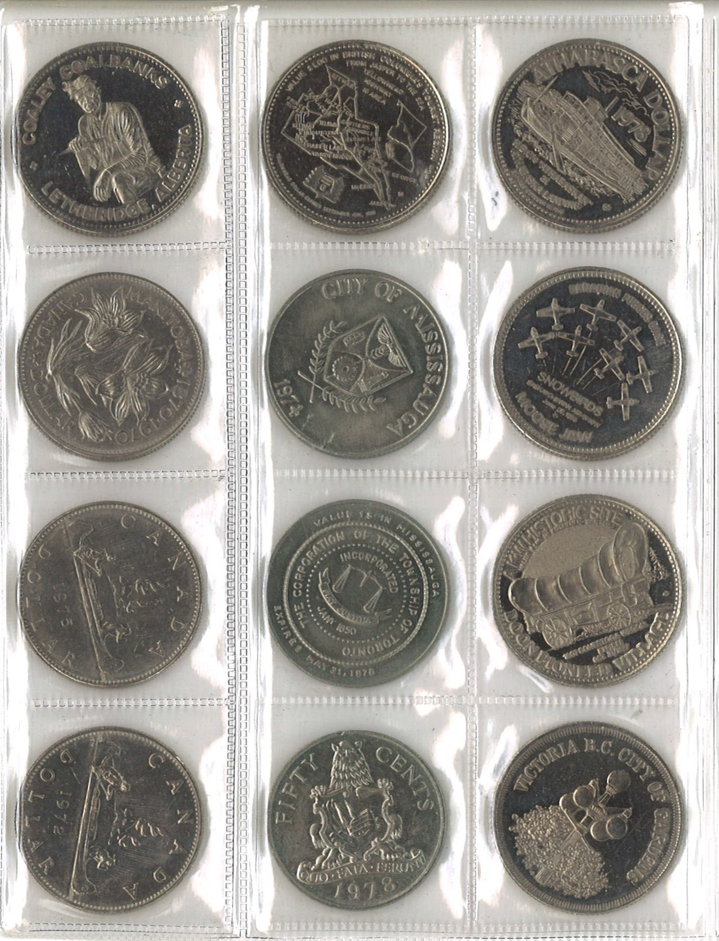 kleines Münzalbum gefüllt mit Münzen alle Welt dabei Niederlande, Kanada, etc. dabei auch Silber - Image 2 of 6