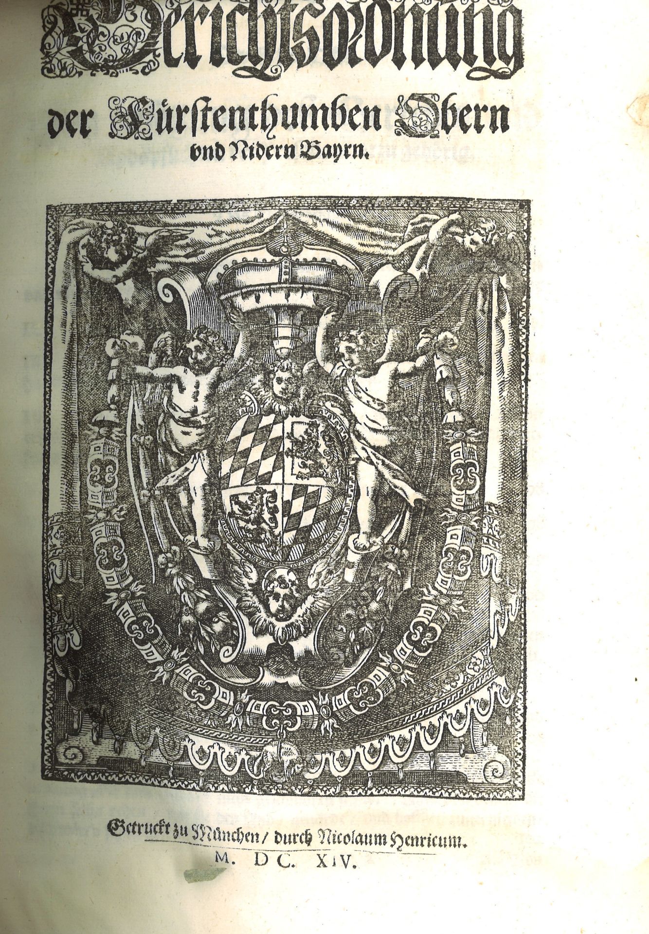 Buch Landrecht Bayern 1616, Landrecht Policey, Gerichts-Malefitz und andere Ordnungen. Der - Image 2 of 4