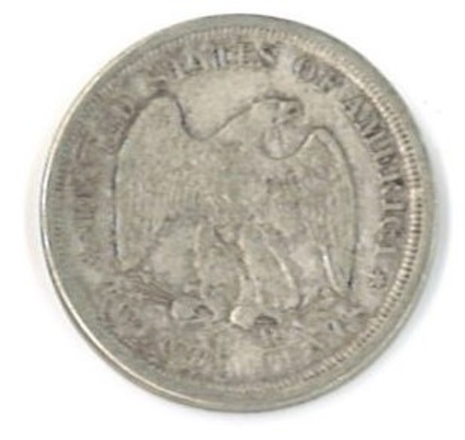 Silbermünze 20 Cent, Vereinigte Staaten von Amerika 1875. Erhaltung ss - Bild 2 aus 2